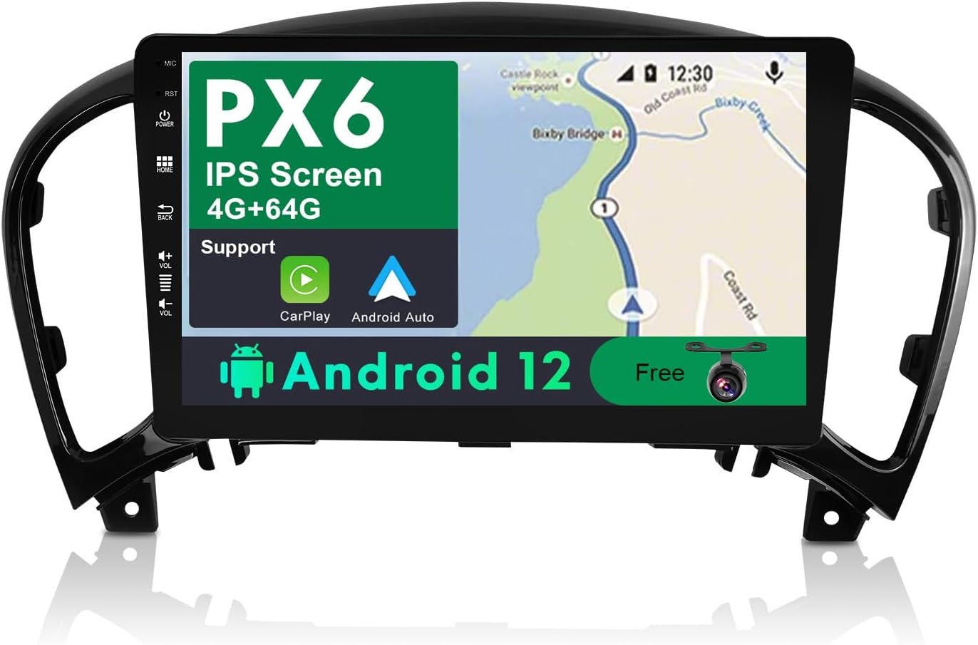 Android 12 Autoradio für Nissan Juke J15 (2012-2019), 4G64G