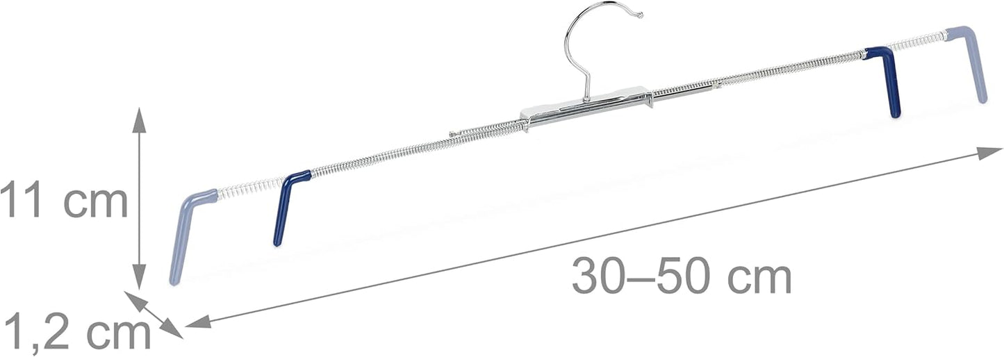 Verstellbare Hosenspannbügel, 50 Stück, 50