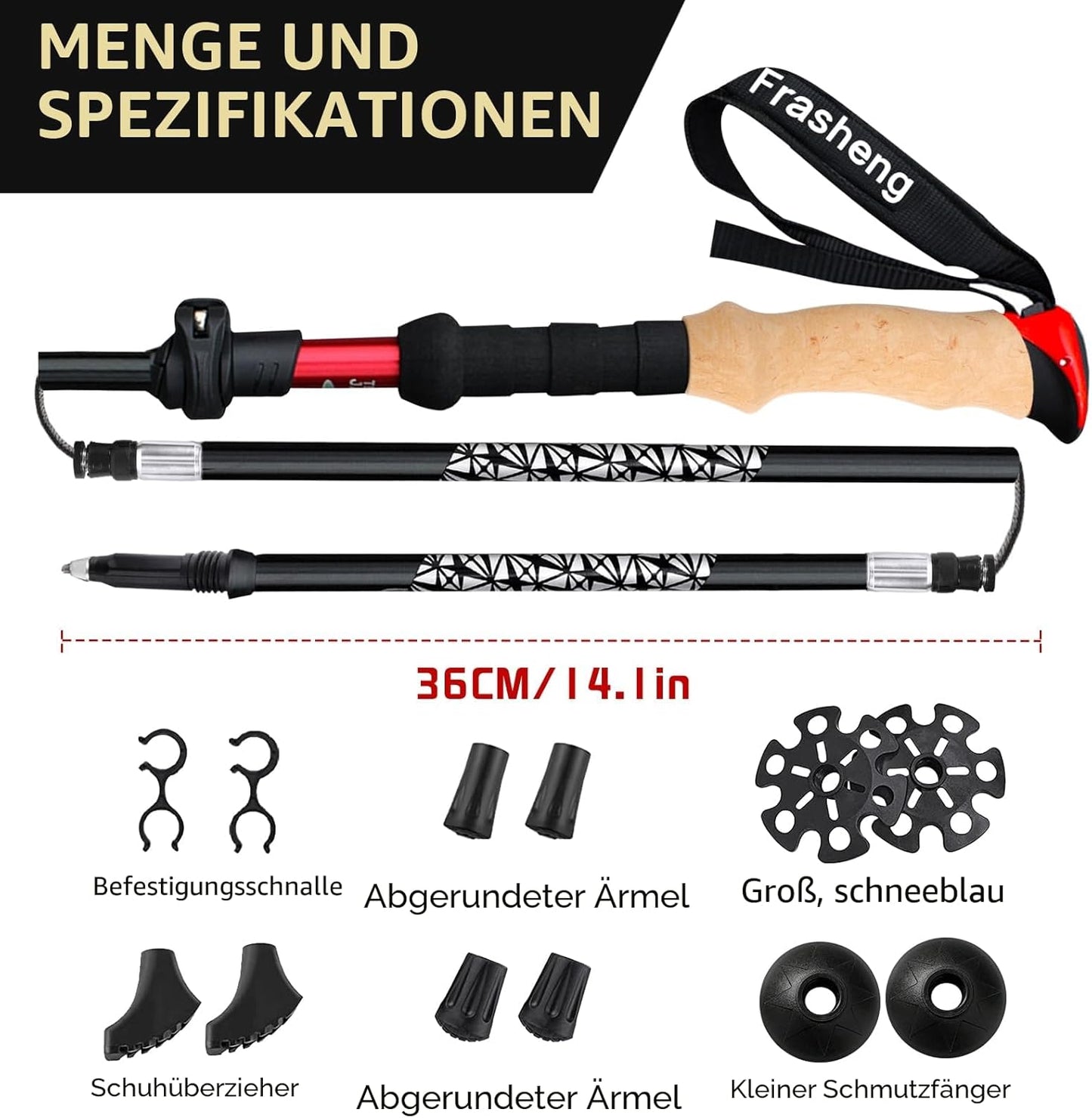 Teleskop Wanderstöcke