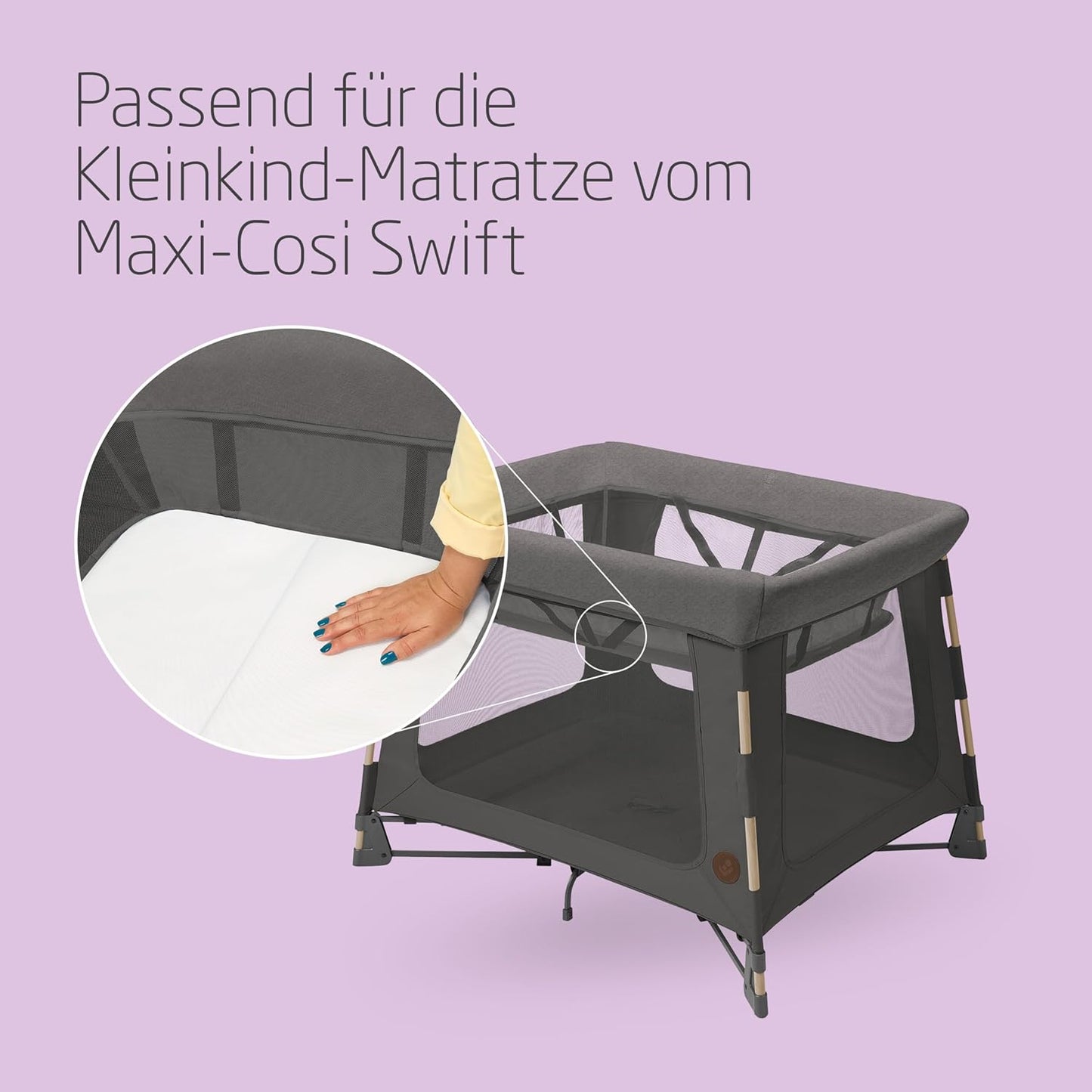 Bettlacken für Swift, Spannbettlaken für Neugeborene Weiss