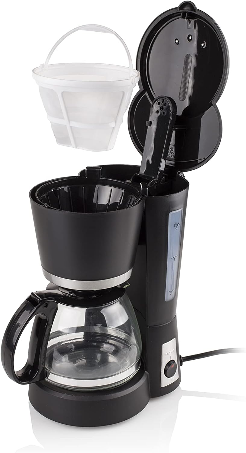 CM-1236 Kaffeeautomat mit Warmhaltefunktion (12 Tassen), 12 Tassen Glaskanne