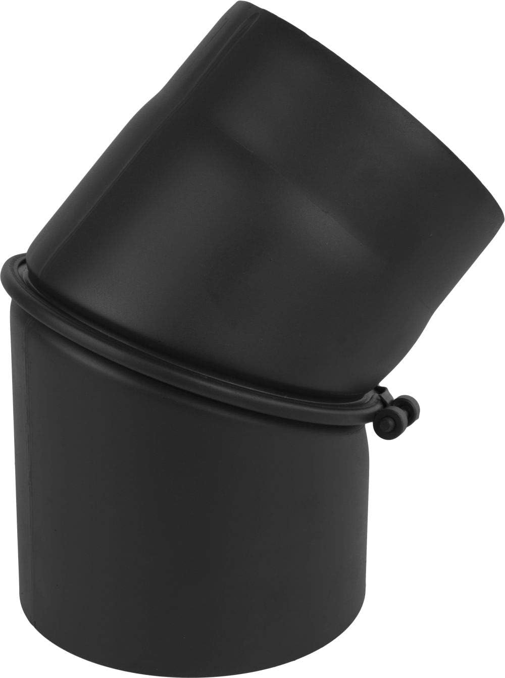 Verstellbarer Winkelbogen für Ofenrohr (0-45°, 130mm), 130mm