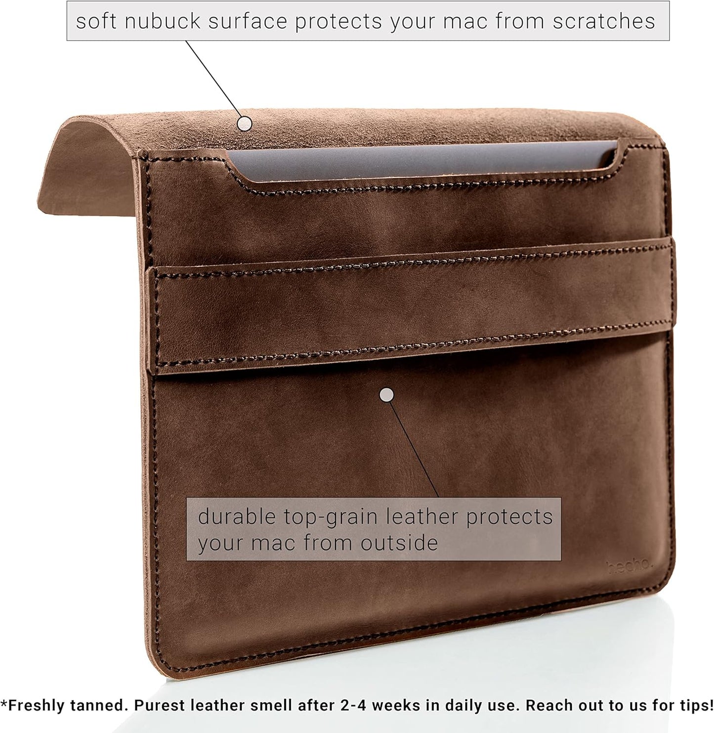 Lederhülle für MacBook Pro 14“, Fernando