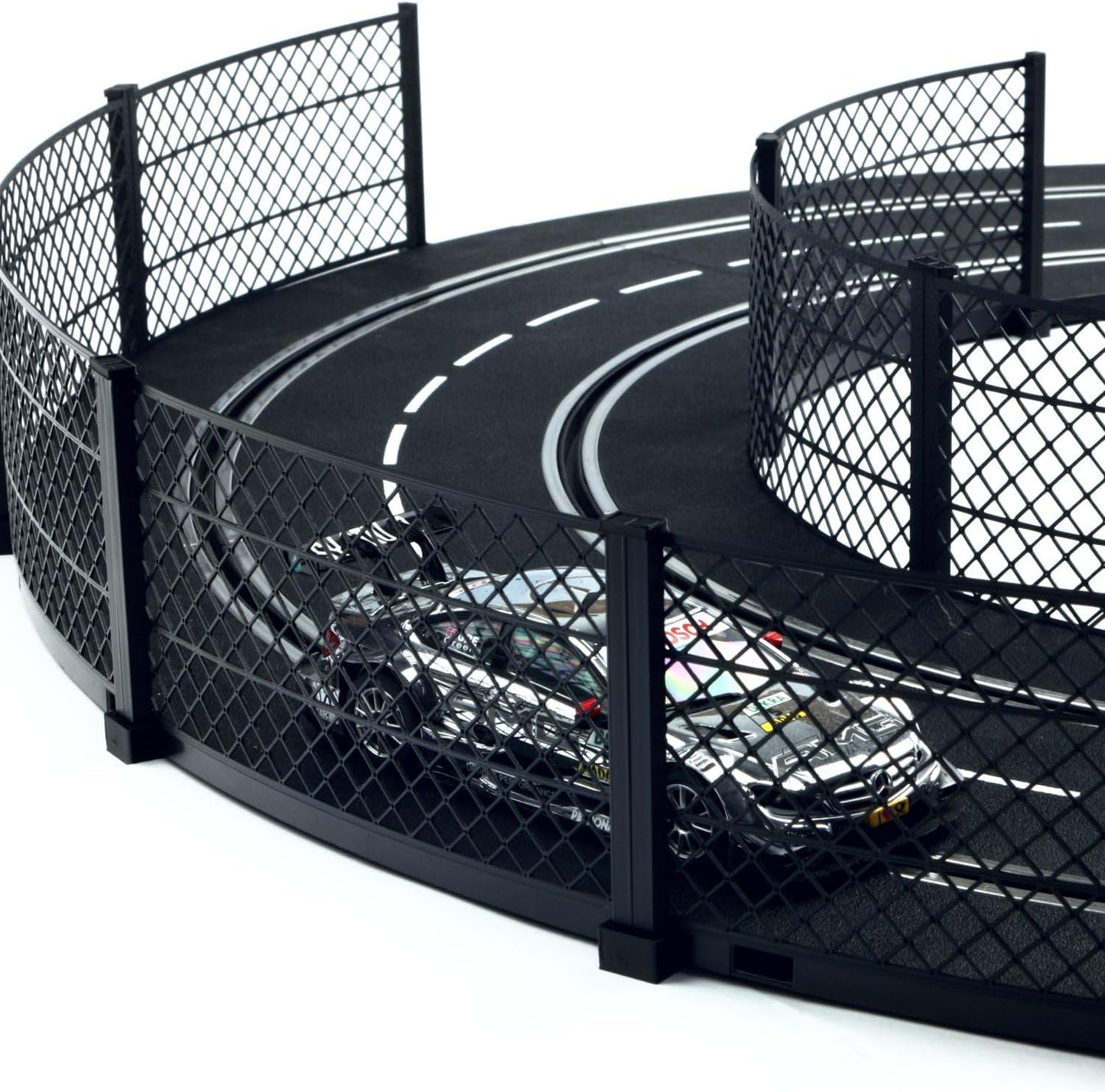 Fangzaun-System für Slotcar Strecken (1m)
