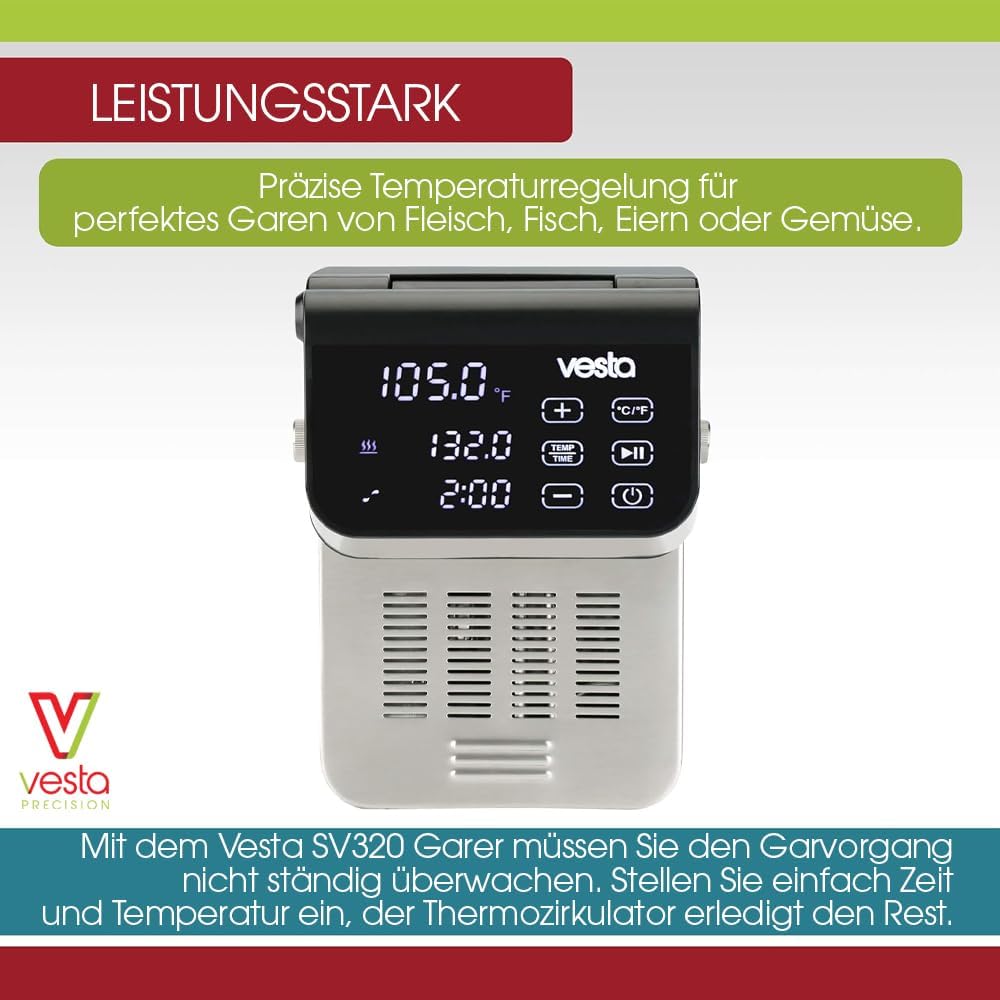 Sous-Vide Garer Imersa Expert SV320 mit WLAN-App