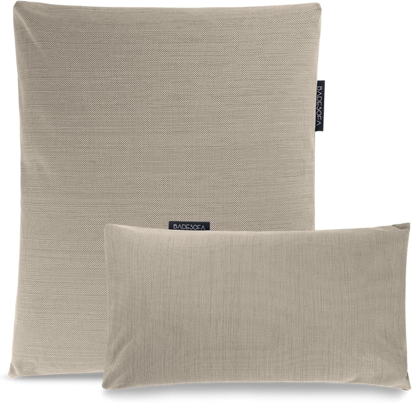 2-teiliges Badewannenkissen-Set, schnell trocknend, Beige 2er Set S