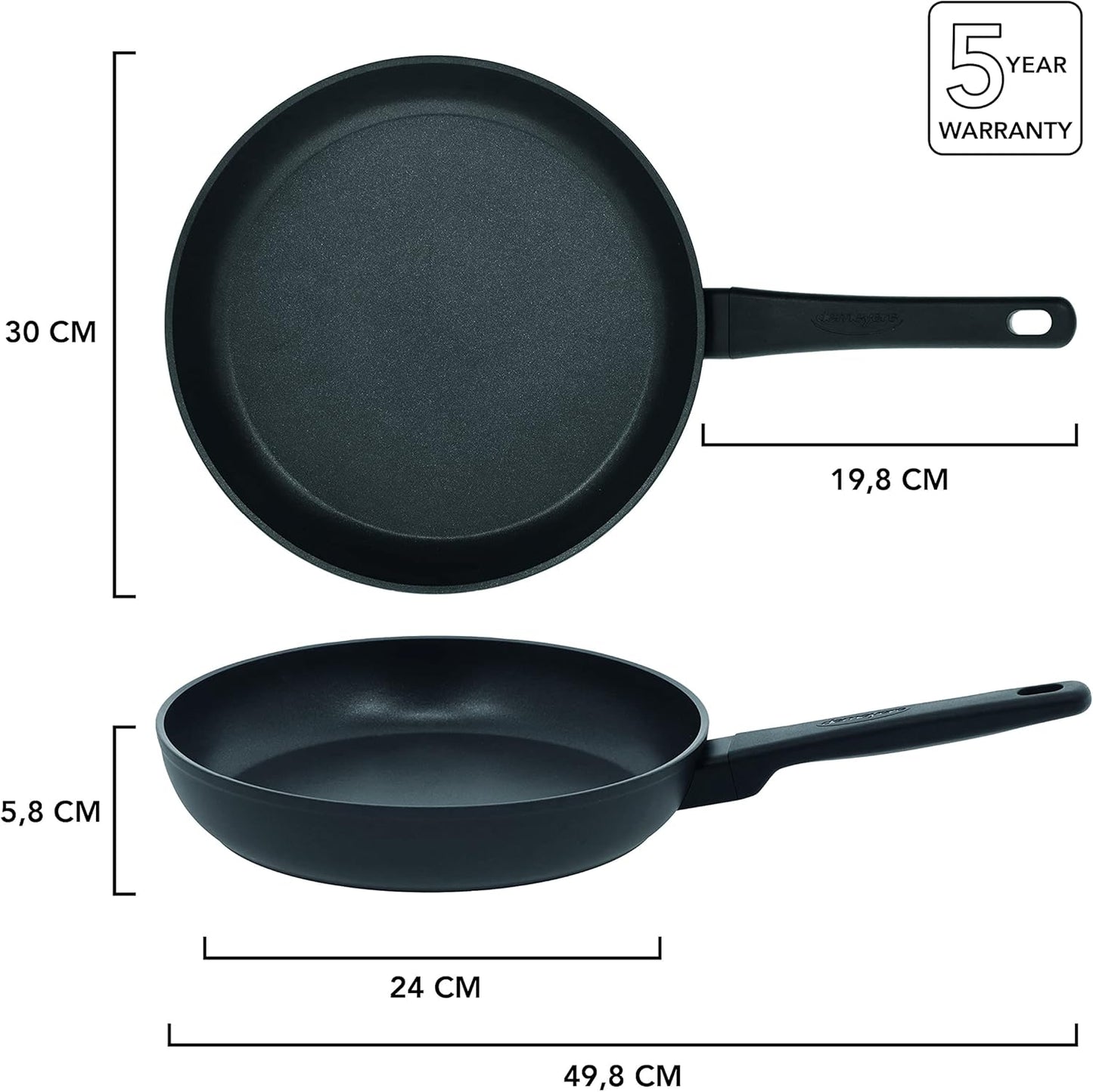 Antihaft-Induktionspfanne Duraslide (20 cm), 20 cm - Bratpfanne Duraslide - Antihaftbeschichtung