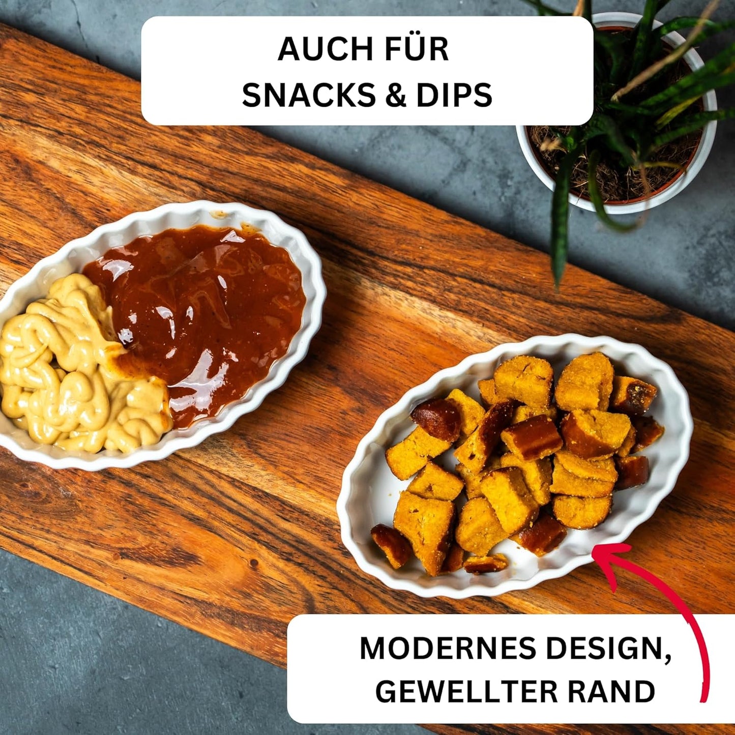 Servierschälchen-Set, 8 Stück