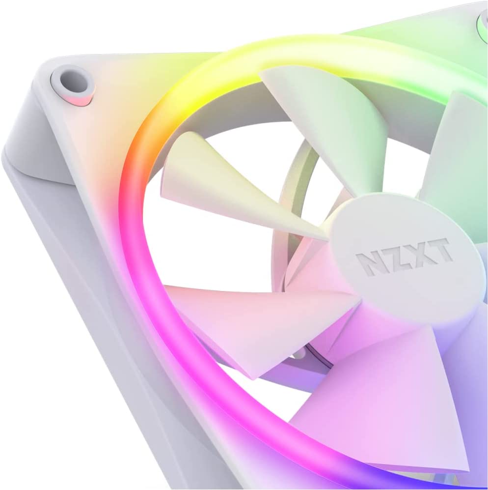 F120 RGB Single 120x120x26, Gehäuselüfter, Weiss 120mm RGB