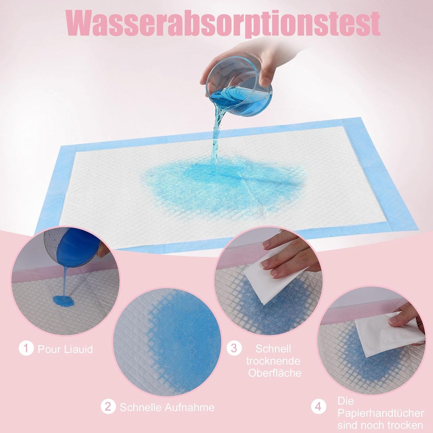 Einweg-Wickelunterlage, 100 Stück