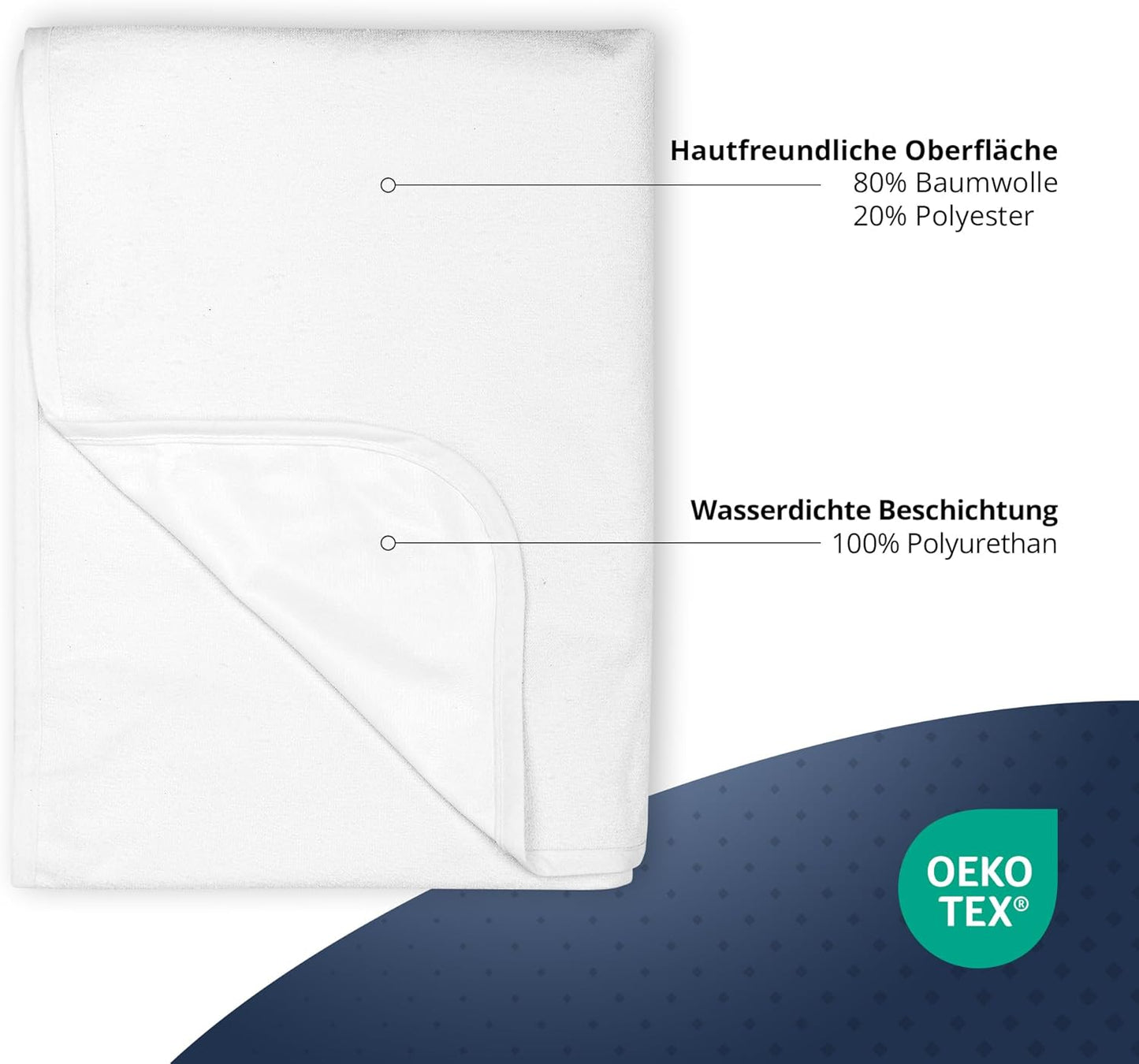 Matratzenschoner, 60 x 120 cm|5er SET
