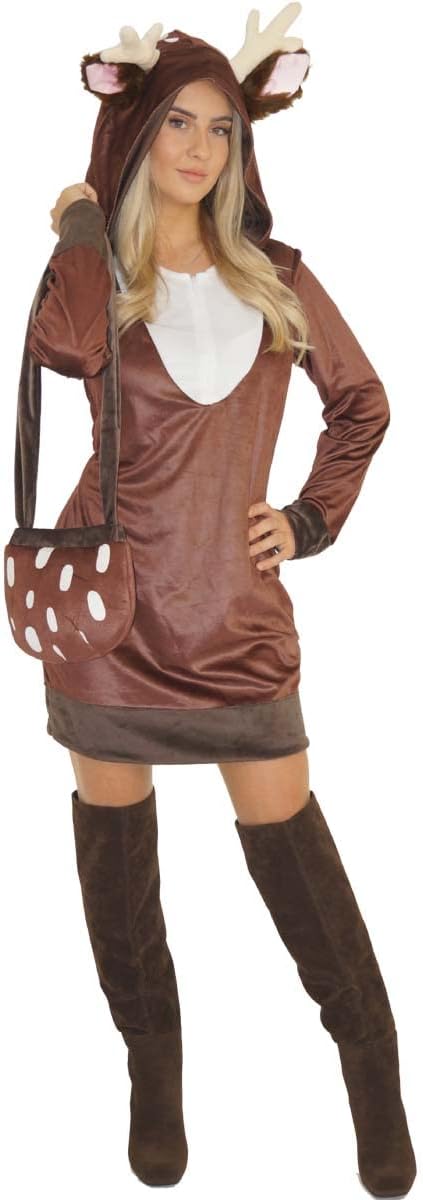 Rentier-Kostüm für Damen, S