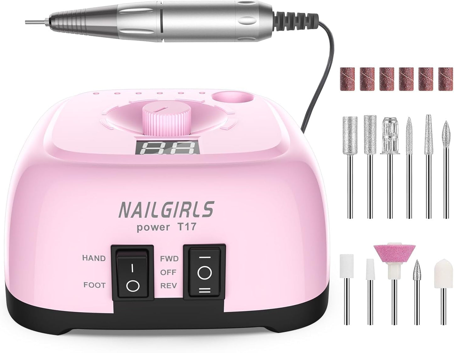 Elektrischer Nagelfräser, Rosa