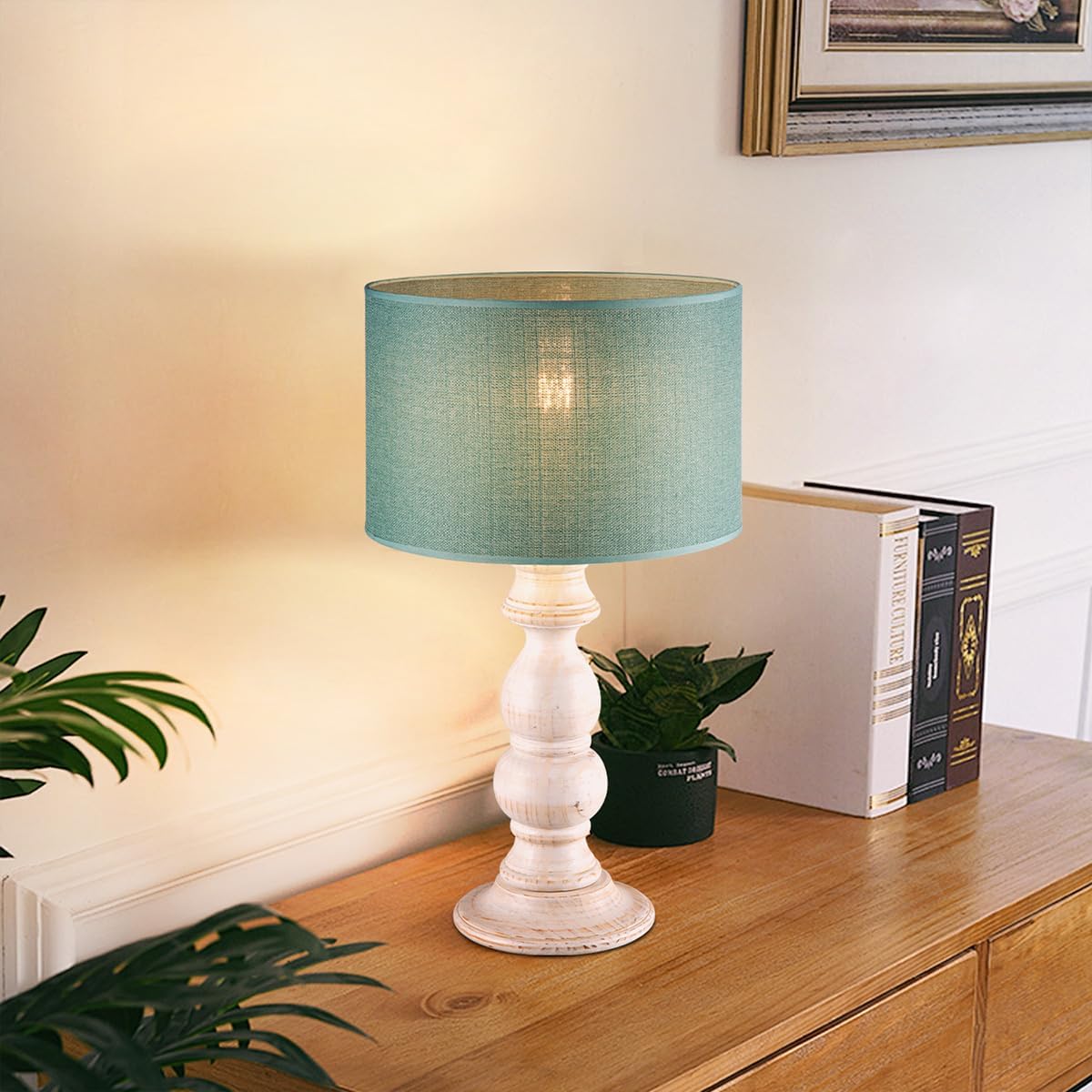 Lampenschirm, Turquoise 30cm durchmesser 20cm höhe