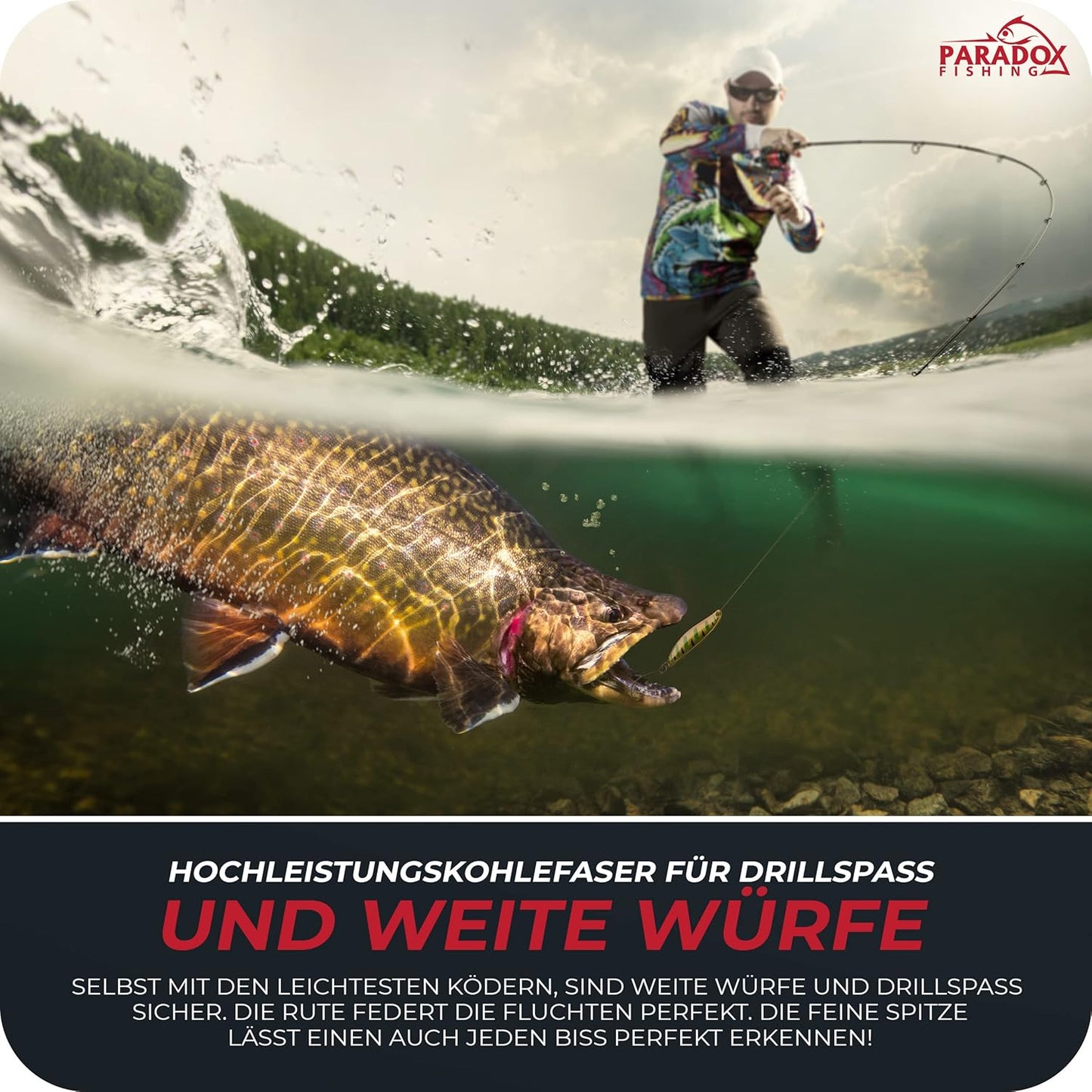 Trout Series X UL-Ruten Set, UL-Rute und Rolle