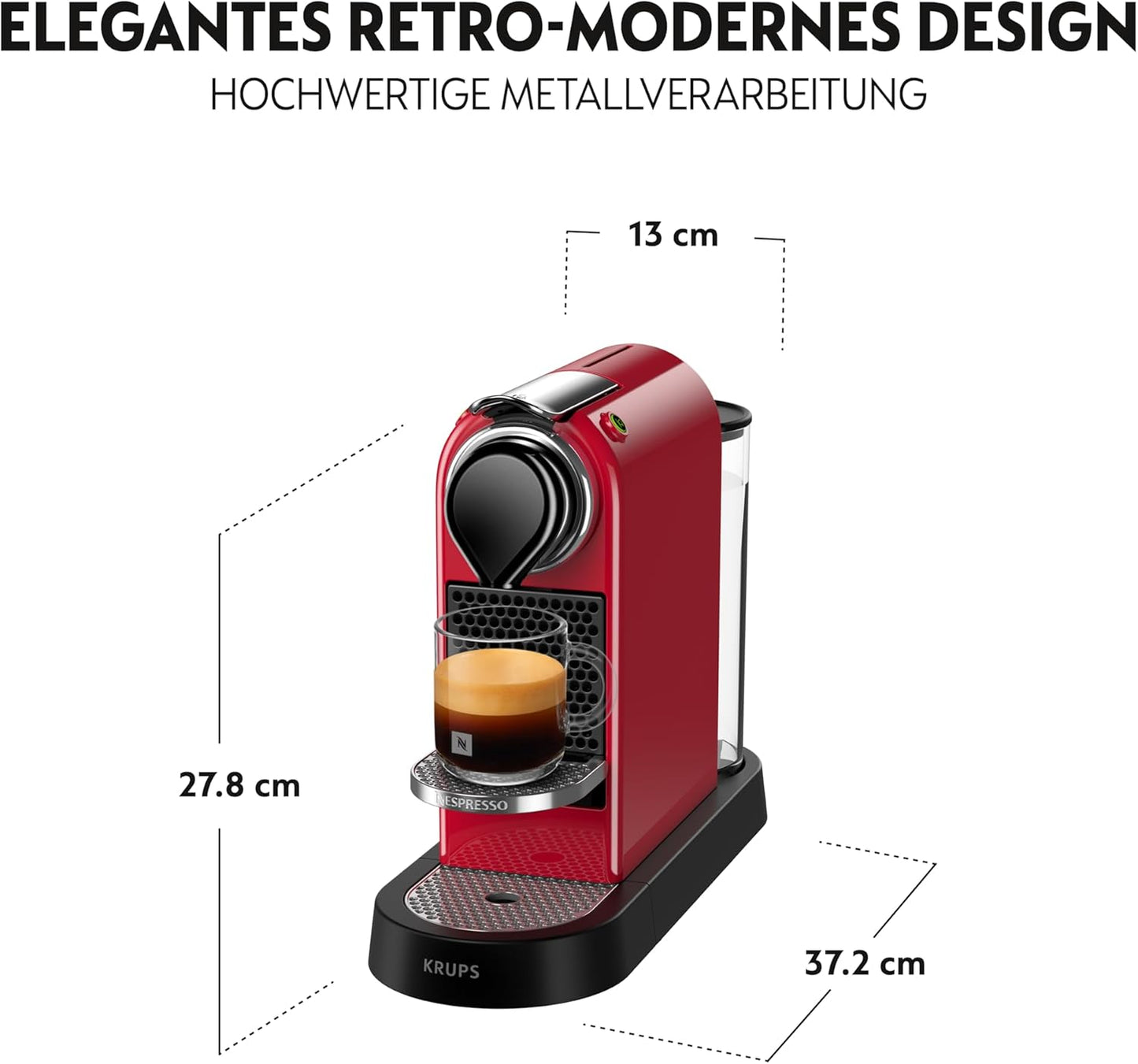 Kaffeekapselmaschine New CitiZ, Rot Citiz