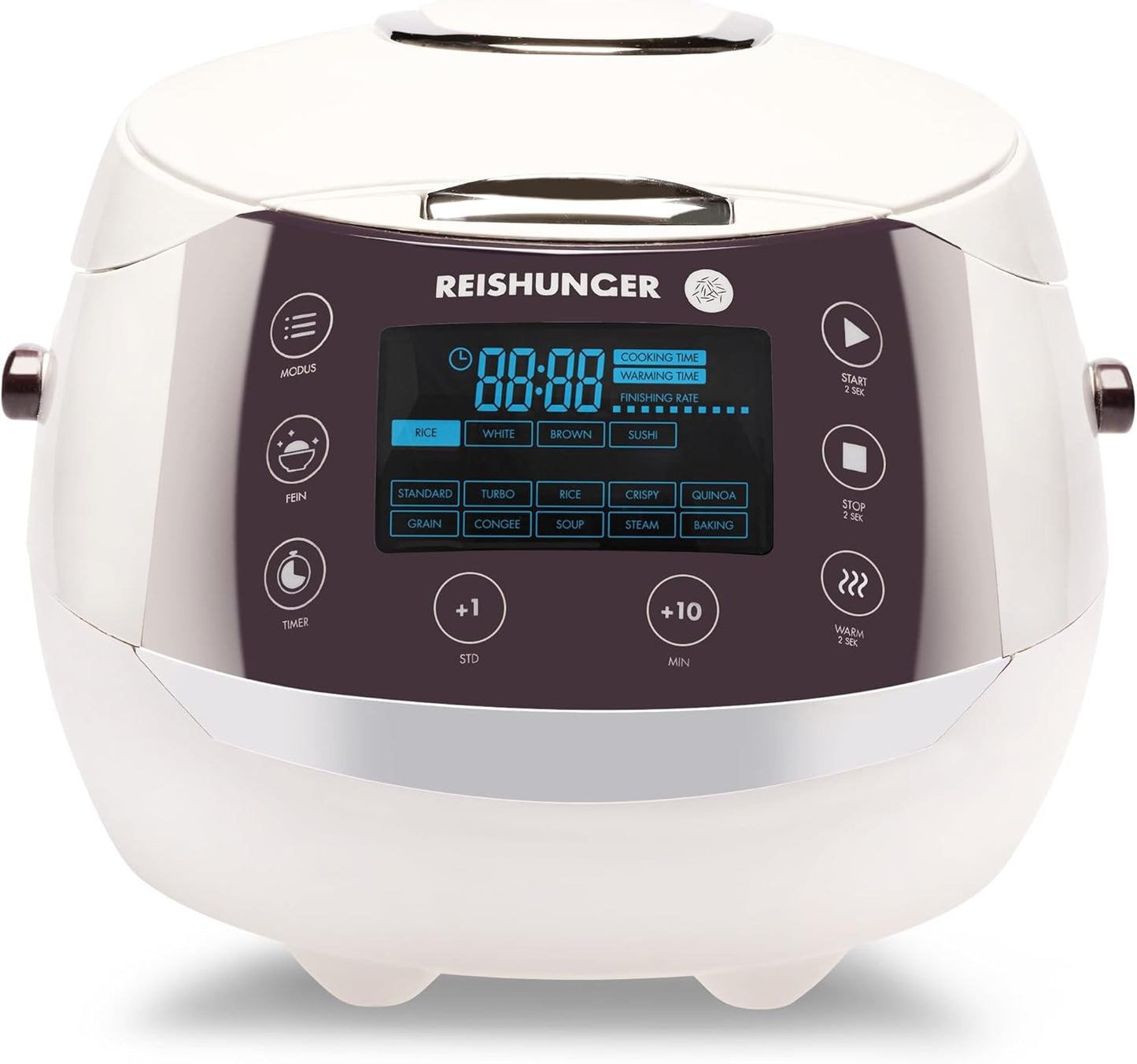 Digitaler Reiskocher, Weiss