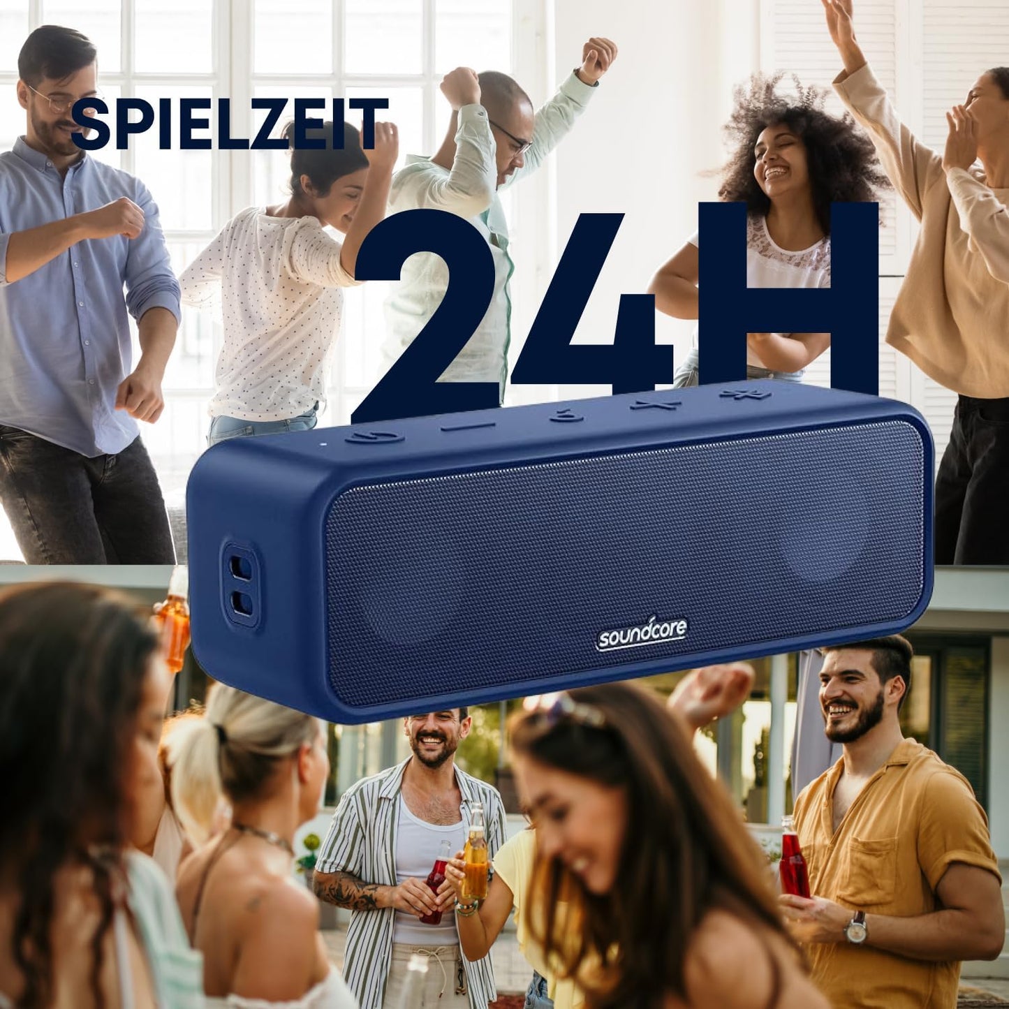 Bluetooth Lautsprecher, blue