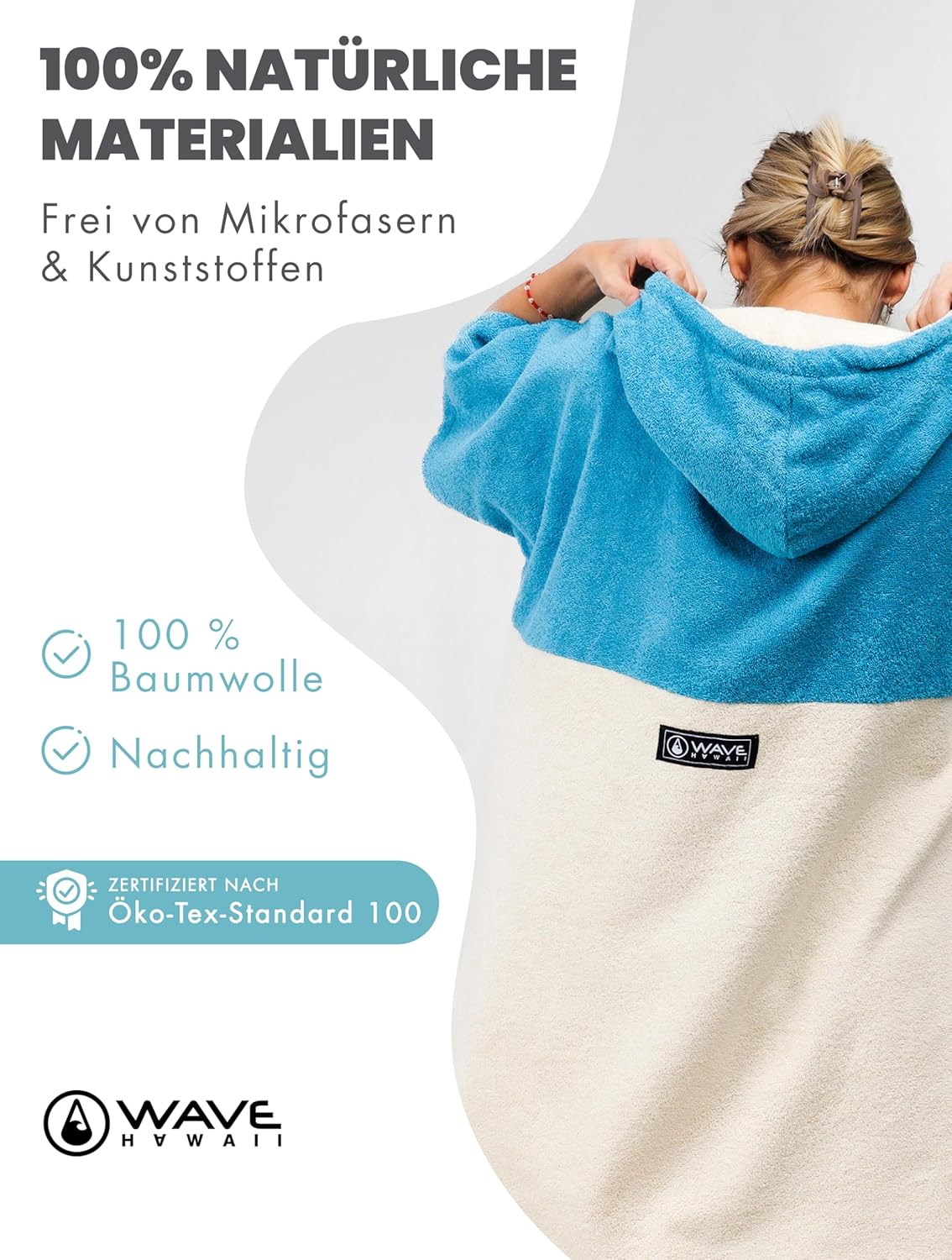 Bade-Poncho Lagos für Erwachsene, Lagos