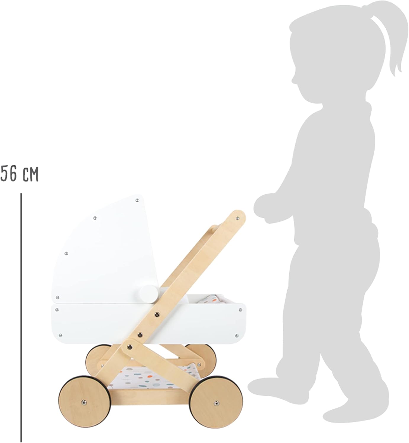 Puppenwagen "Little Button", Puppenwagen Verdeck