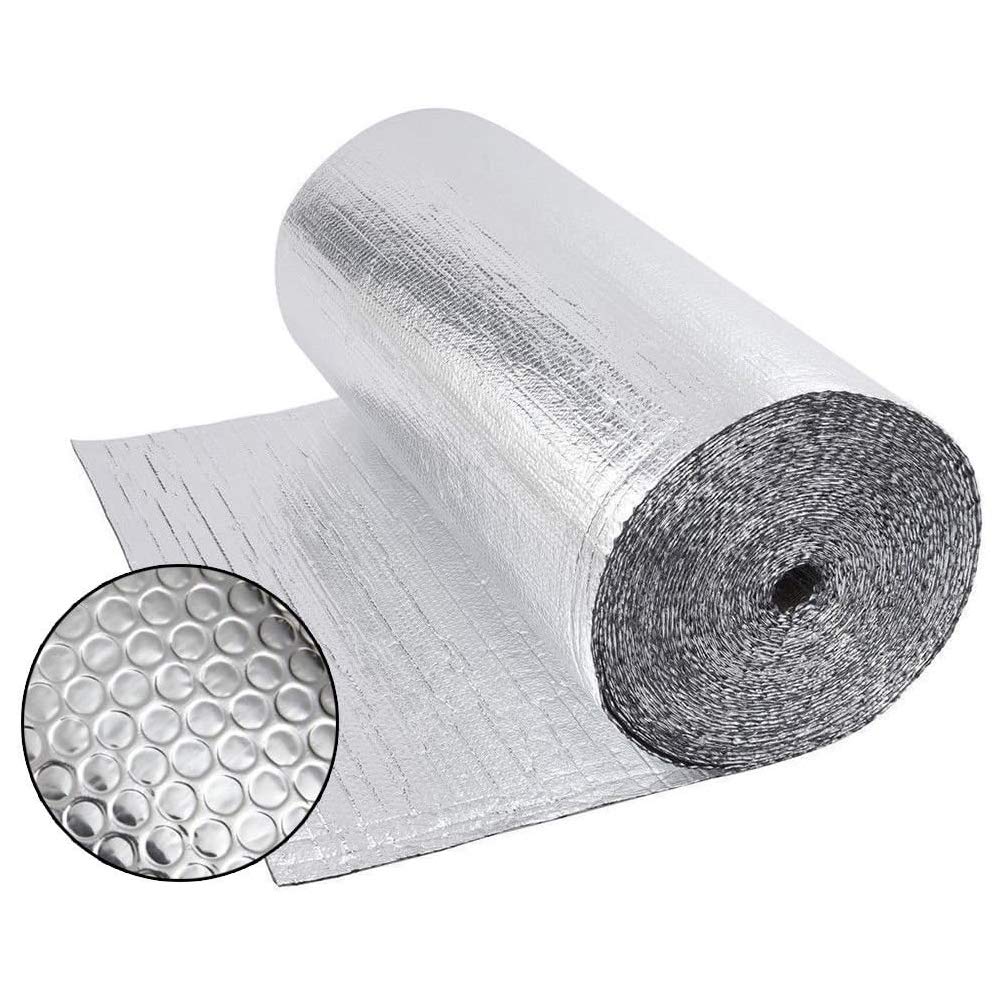 Isolierfolie 0.6x10m, Aluminisierte/Einzelne Blase 0.6x10m - 6㎡