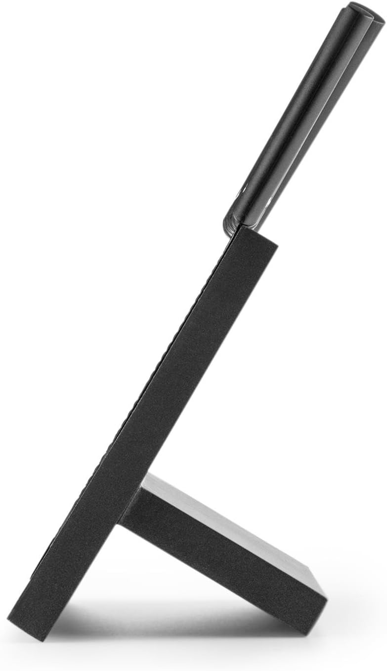 6-teiliges magnetisches Messerblock-Set, Schwarz