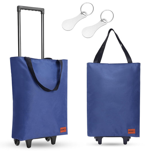 2-in-1 Einkaufstrolley, Blau
