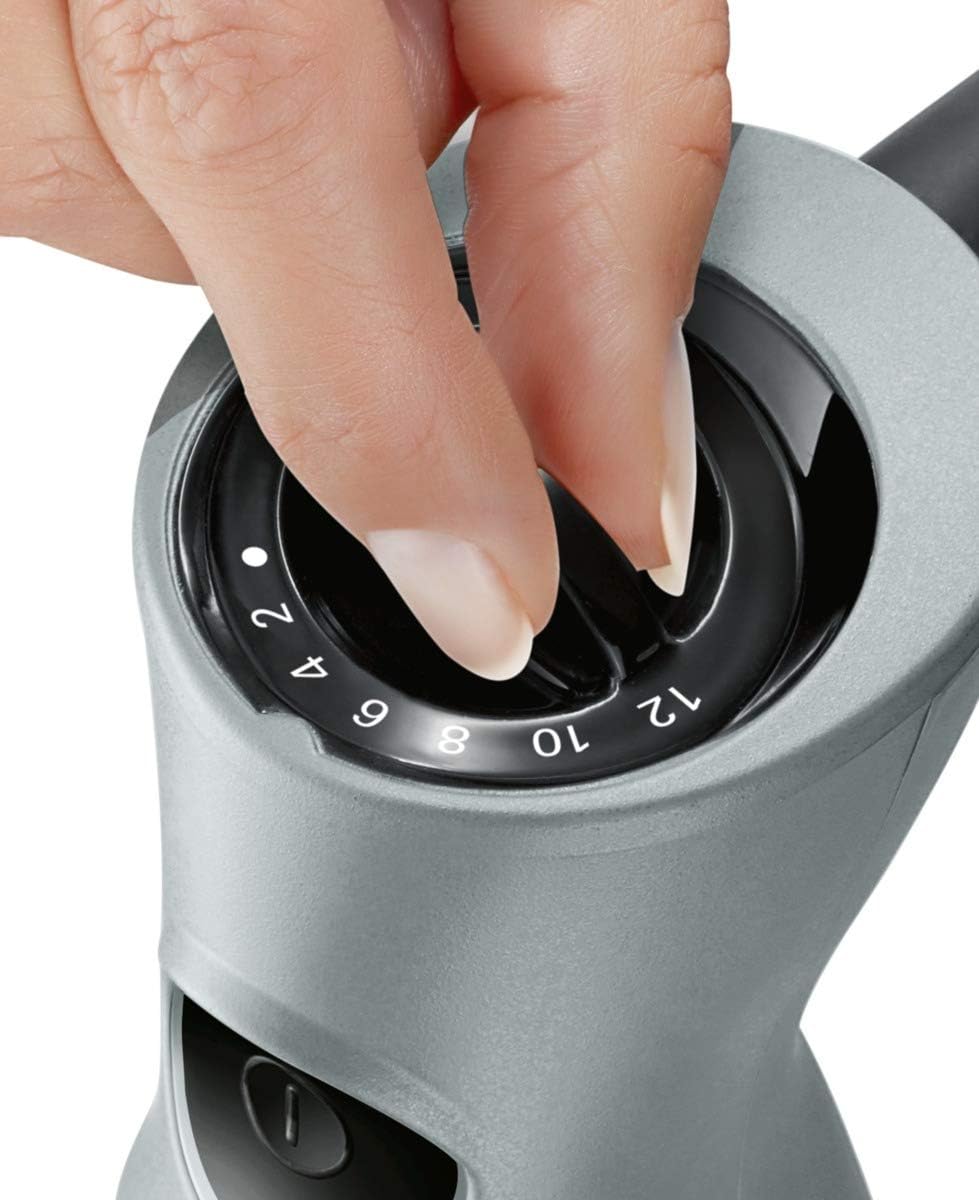 ErgoMixx Stabmixer Set mit Zubehör, Schwarz/Grau