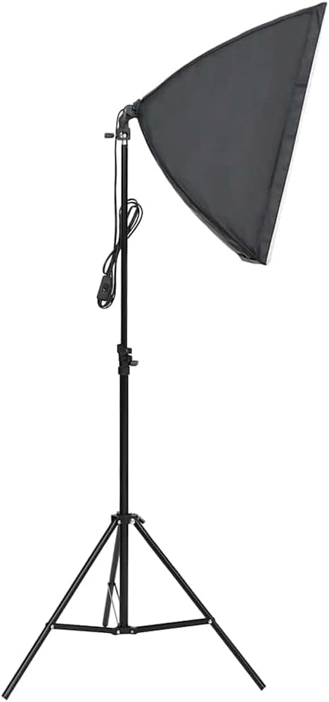 Fotostudio-Beleuchtungs-Set mit Softboxen und Hintergründen, 190237