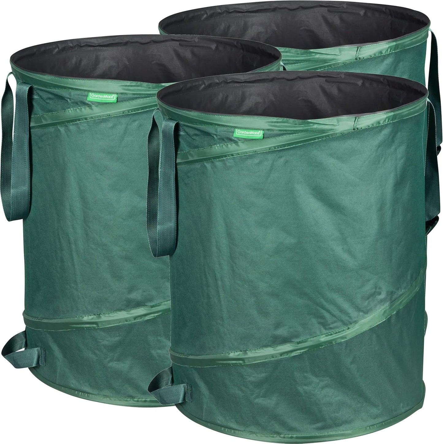 3er-Set Gartensack-Set, 3x 160 Liter