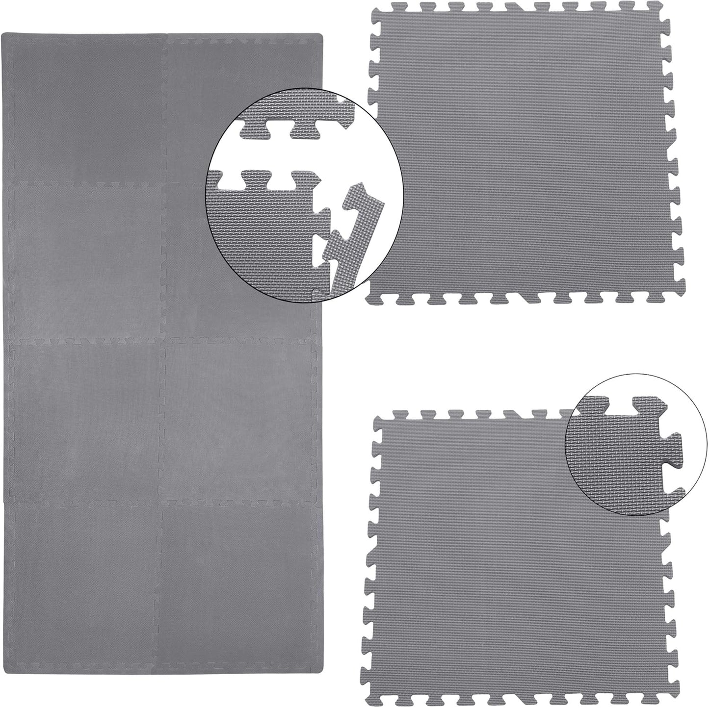 Bodenschutzmatten-Set, Grau