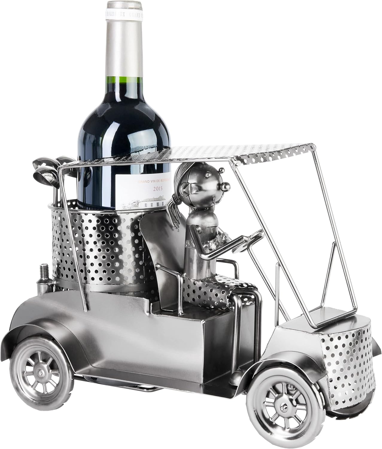 Flaschenhalter Golfspielerin im Golfcart, Golferin