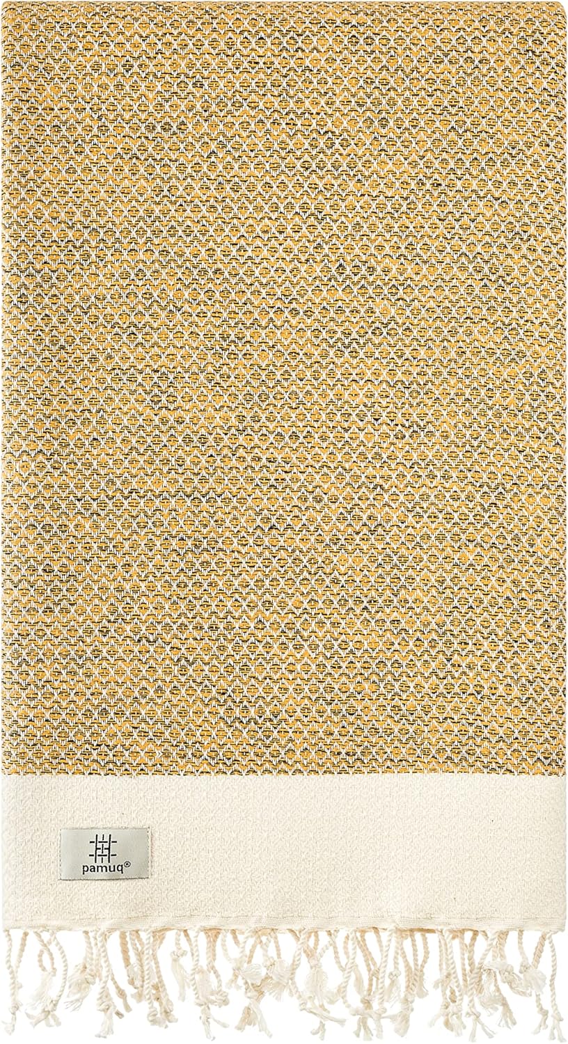 Hamamtuch Milano, Milano 90 x 200 cm Safran-gelb