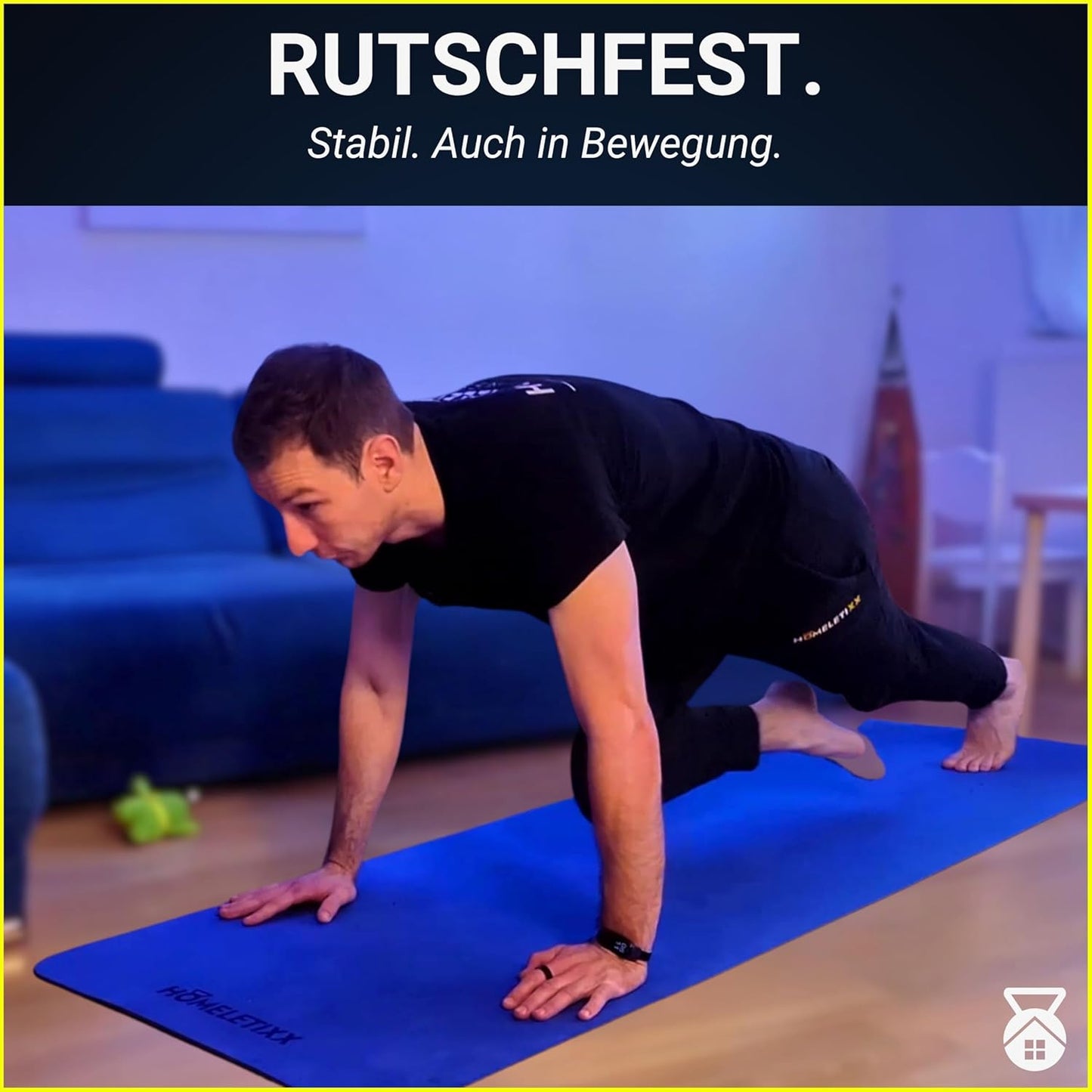 Rutschfeste Fitnessmatte