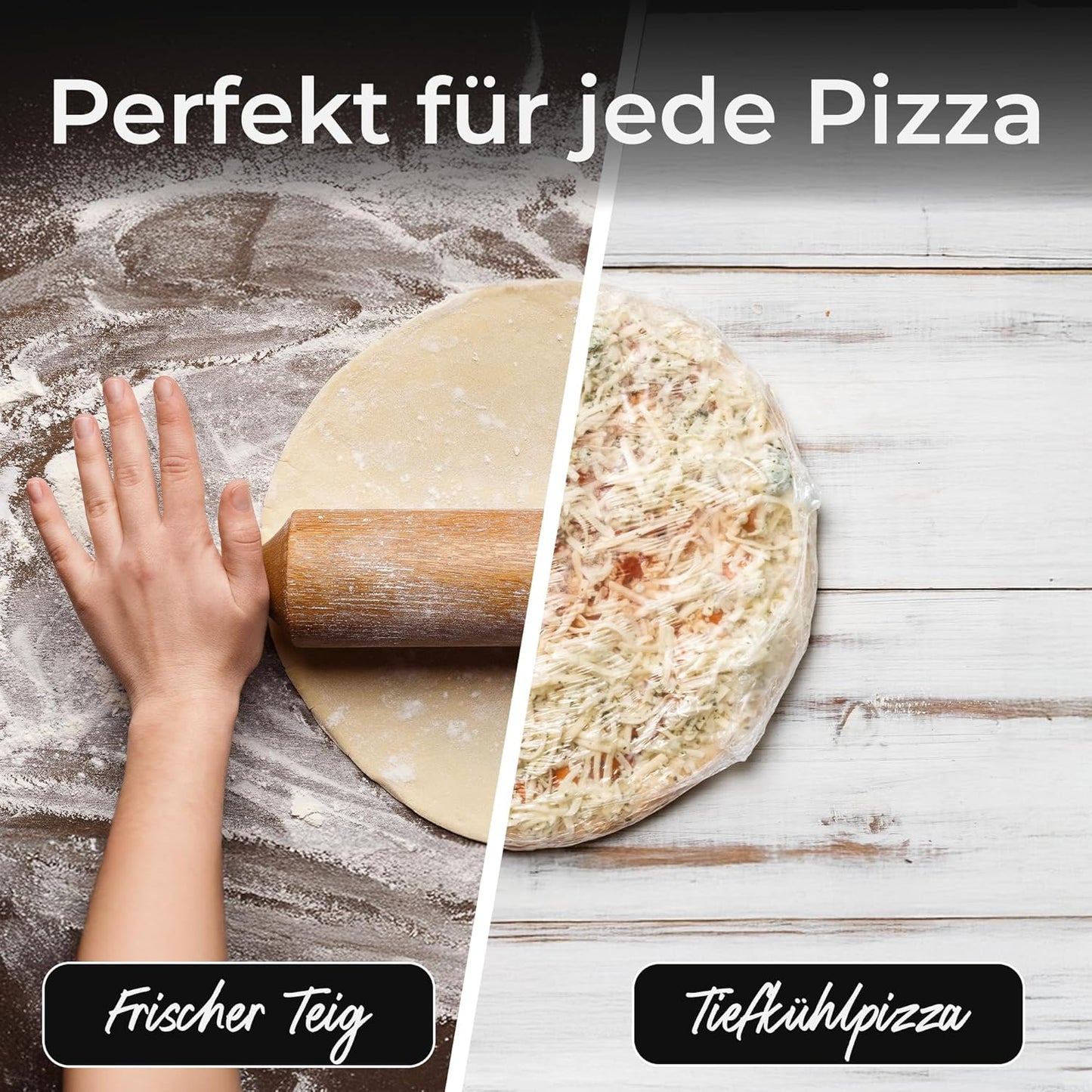 Elektrischer Pizzaofen mit Keramik Pizzastein