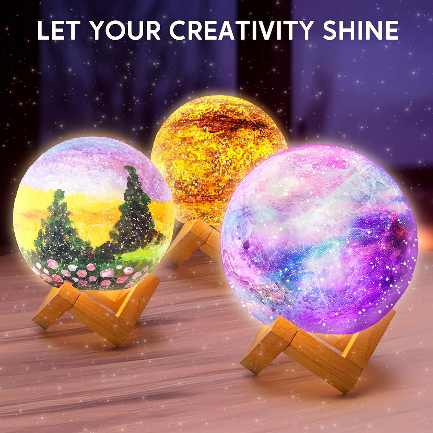Mondlampe DIY Bastelset, Mond