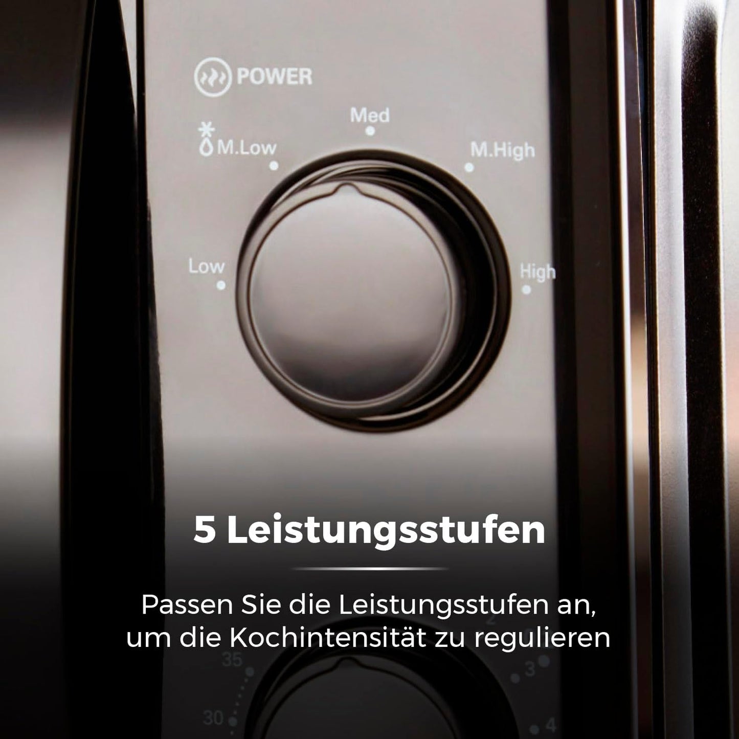 Mikrowelle T24034BLK, Schwarz
