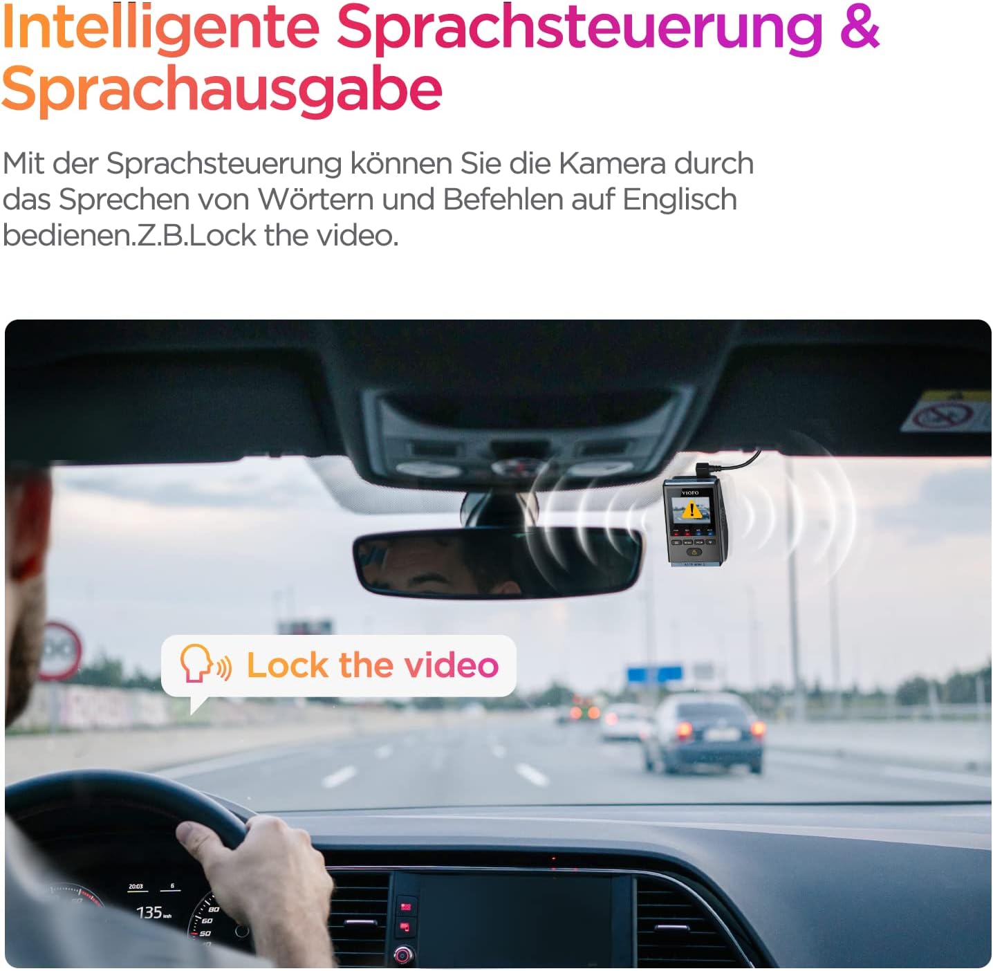 Dashcam A119 Mini 2 mit 2,7K und GPS, A119 Mini 2