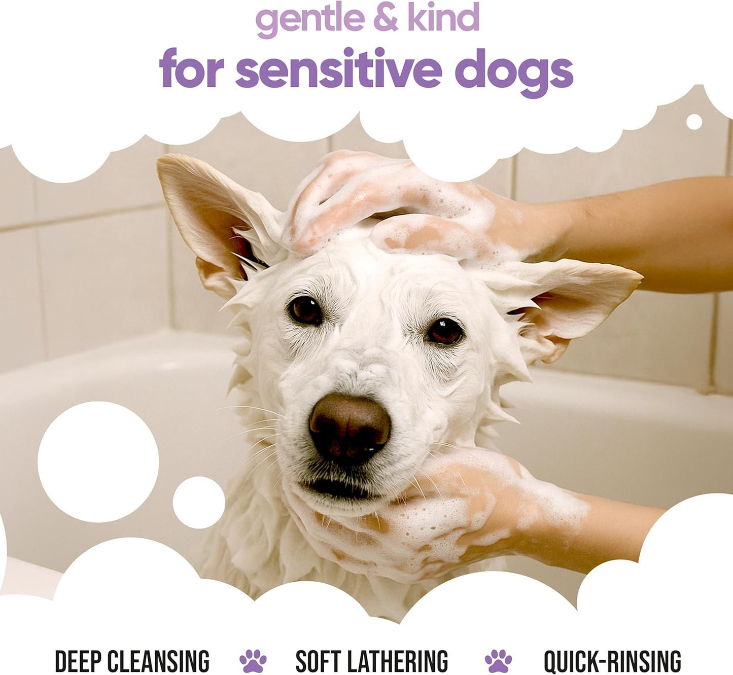 Hundeshampoo für weisses Fell mit Aloe Vera, frisch duftend 500ml