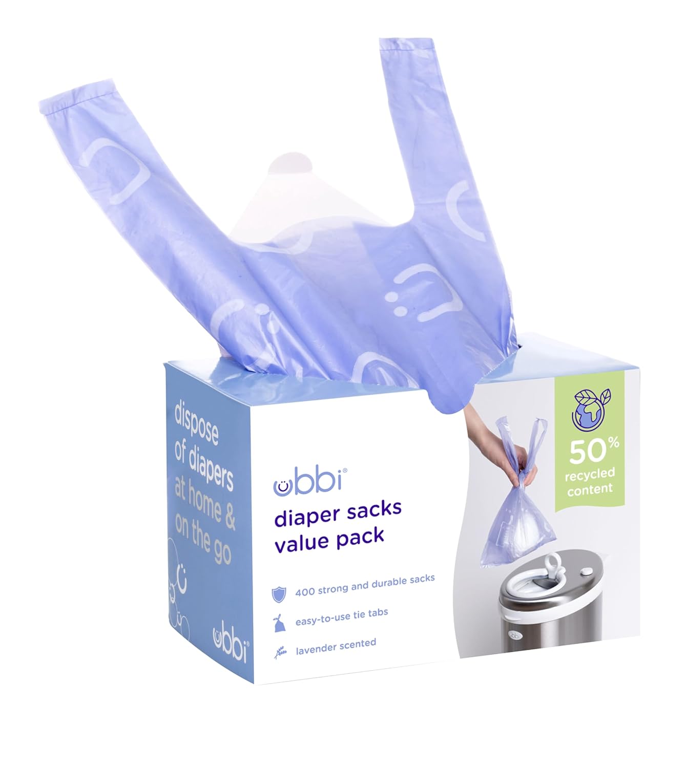 Windeltüten mit Lavendelduft, 400 stück (1er Pack)