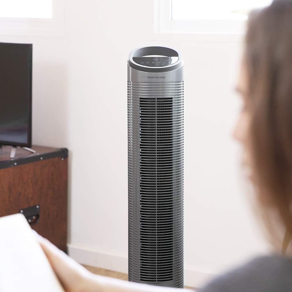 Verdunstungskühler EnergySilence 2000 Tower Smart, Schwarz ; 2L