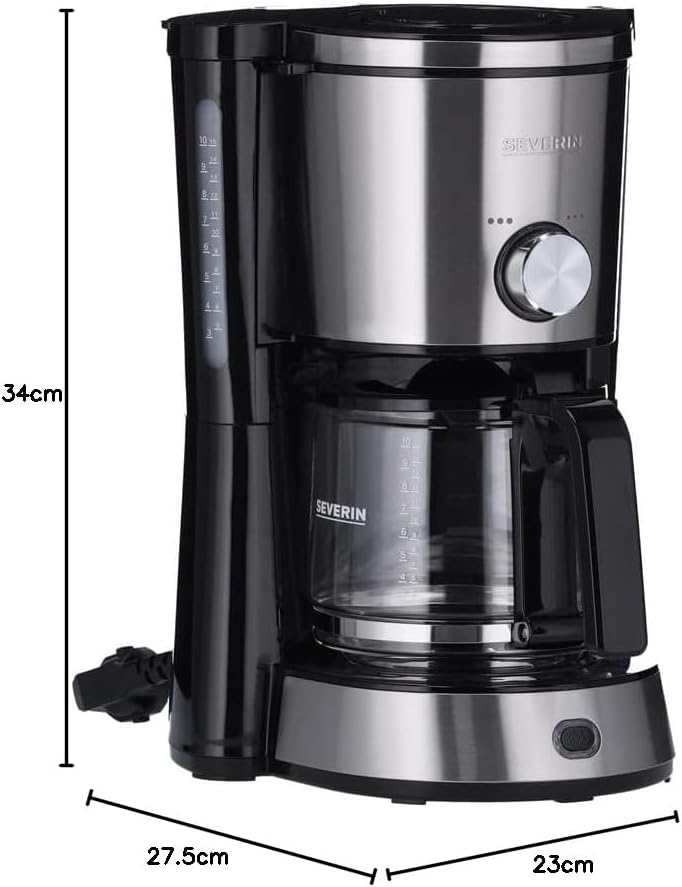 Kaffeemaschine TypeSwitch mit AromaSwitch-Funktion, Edelstahl