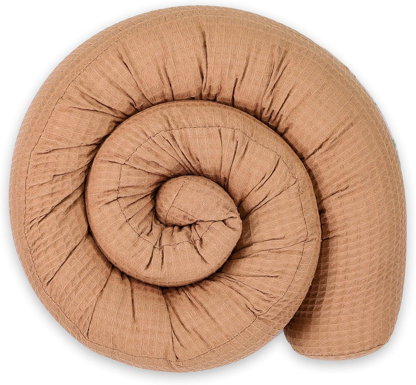Bettschlange mit waschbarem Bezug, Braun 200 cm