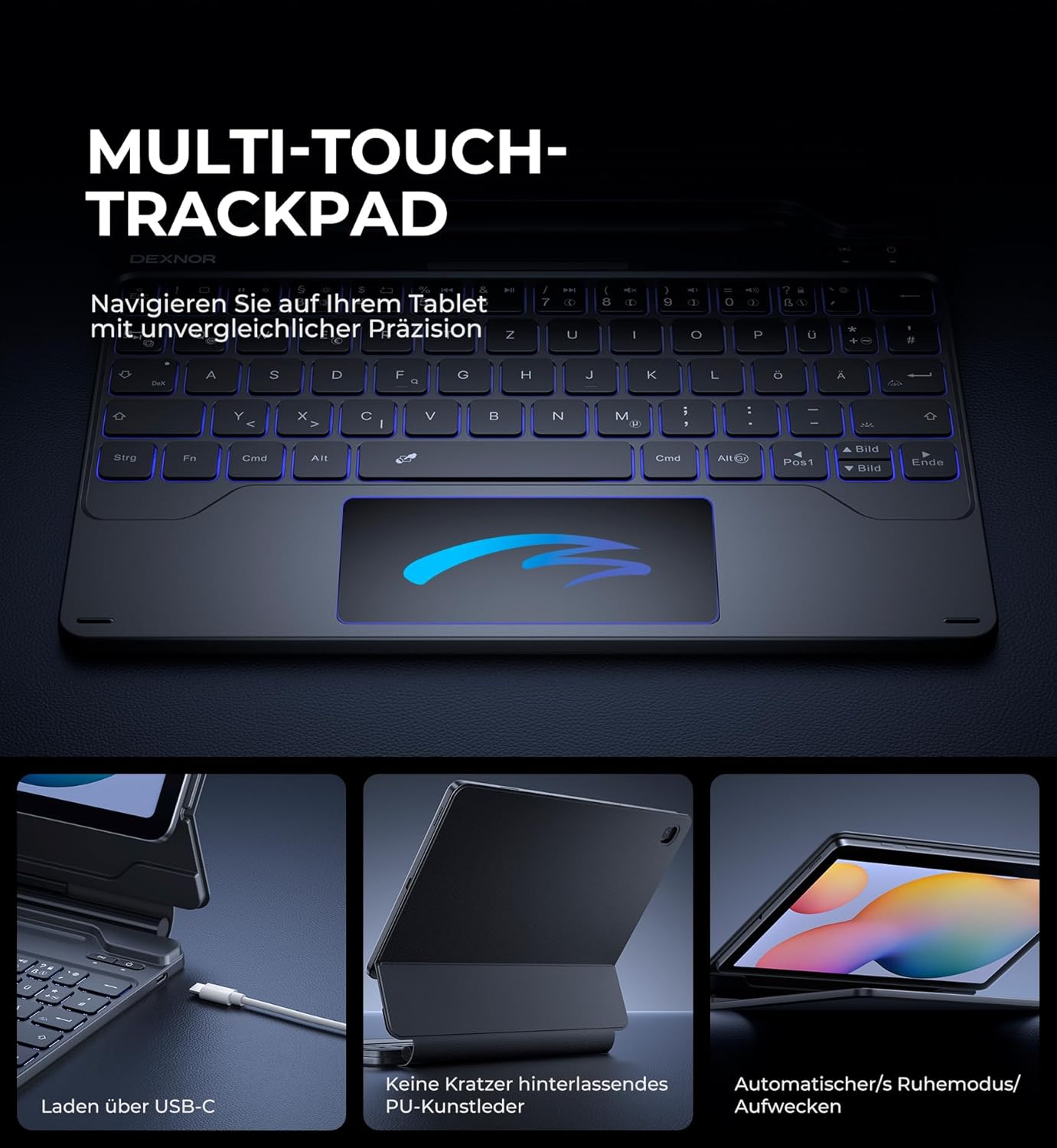 Tastaturhülle für Galaxy Tab S6 Lite