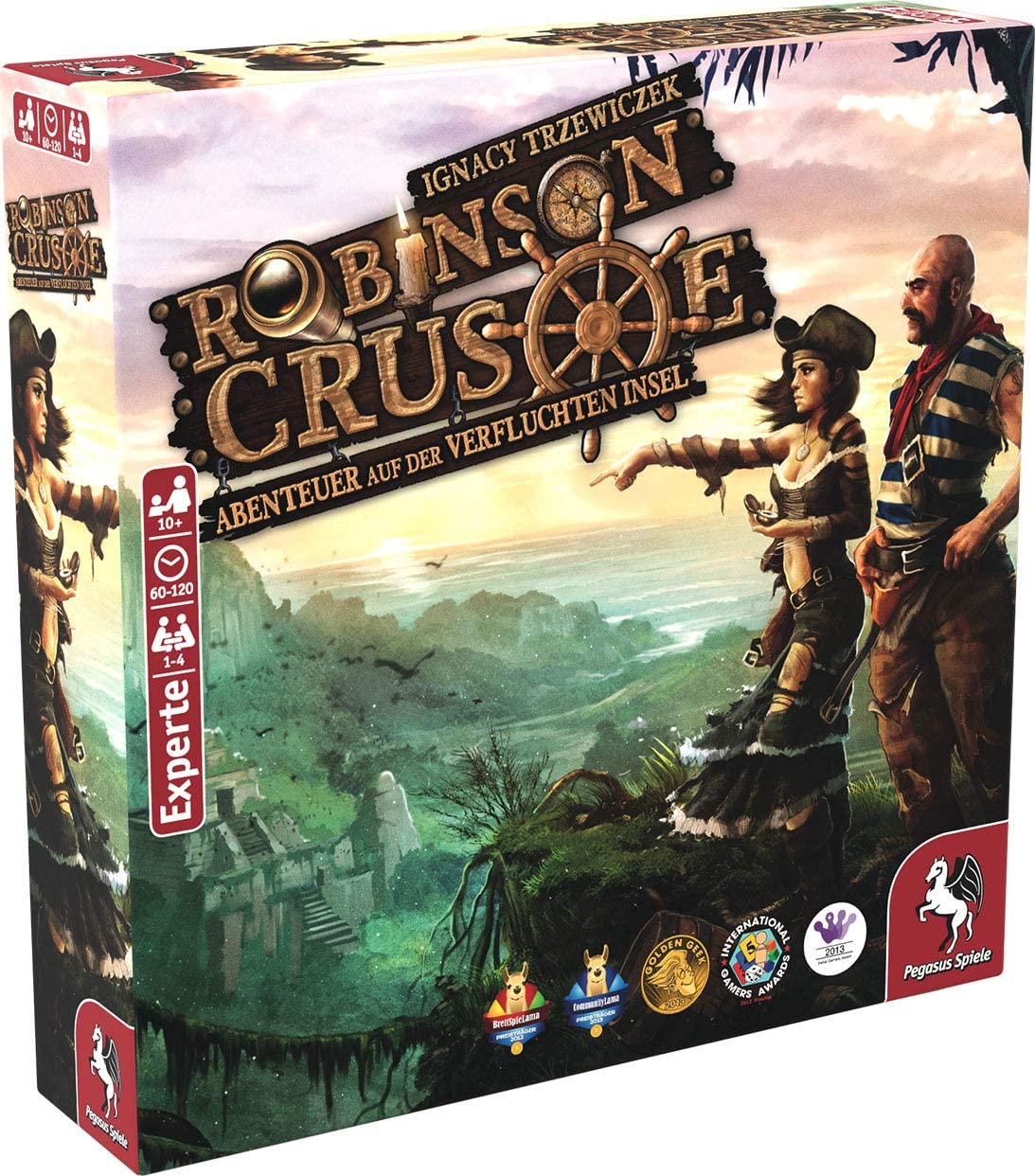 Robinson Crusoe - Abenteuer auf der Verfluchten Insel, Brettspiel, Single