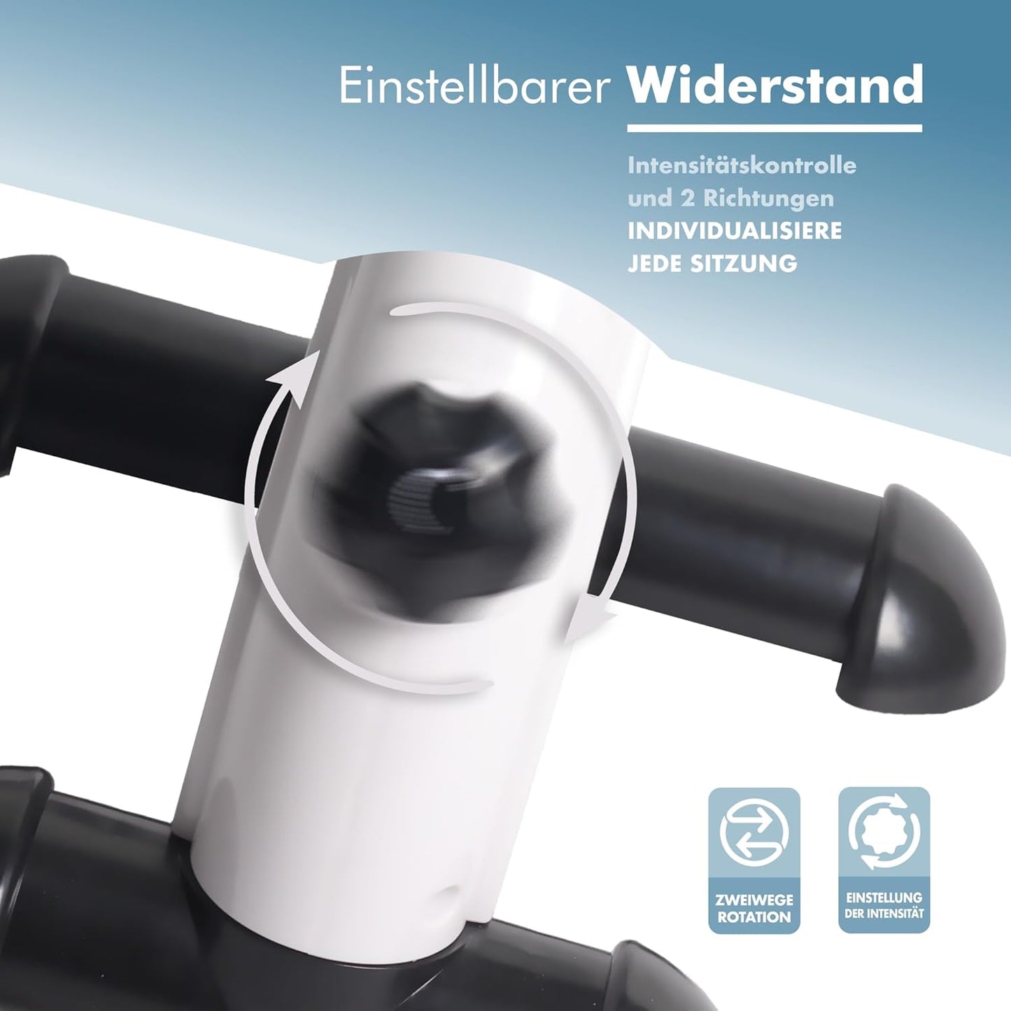 Pedaltrainer mit LCD-Display und einstellbarem Widerstand