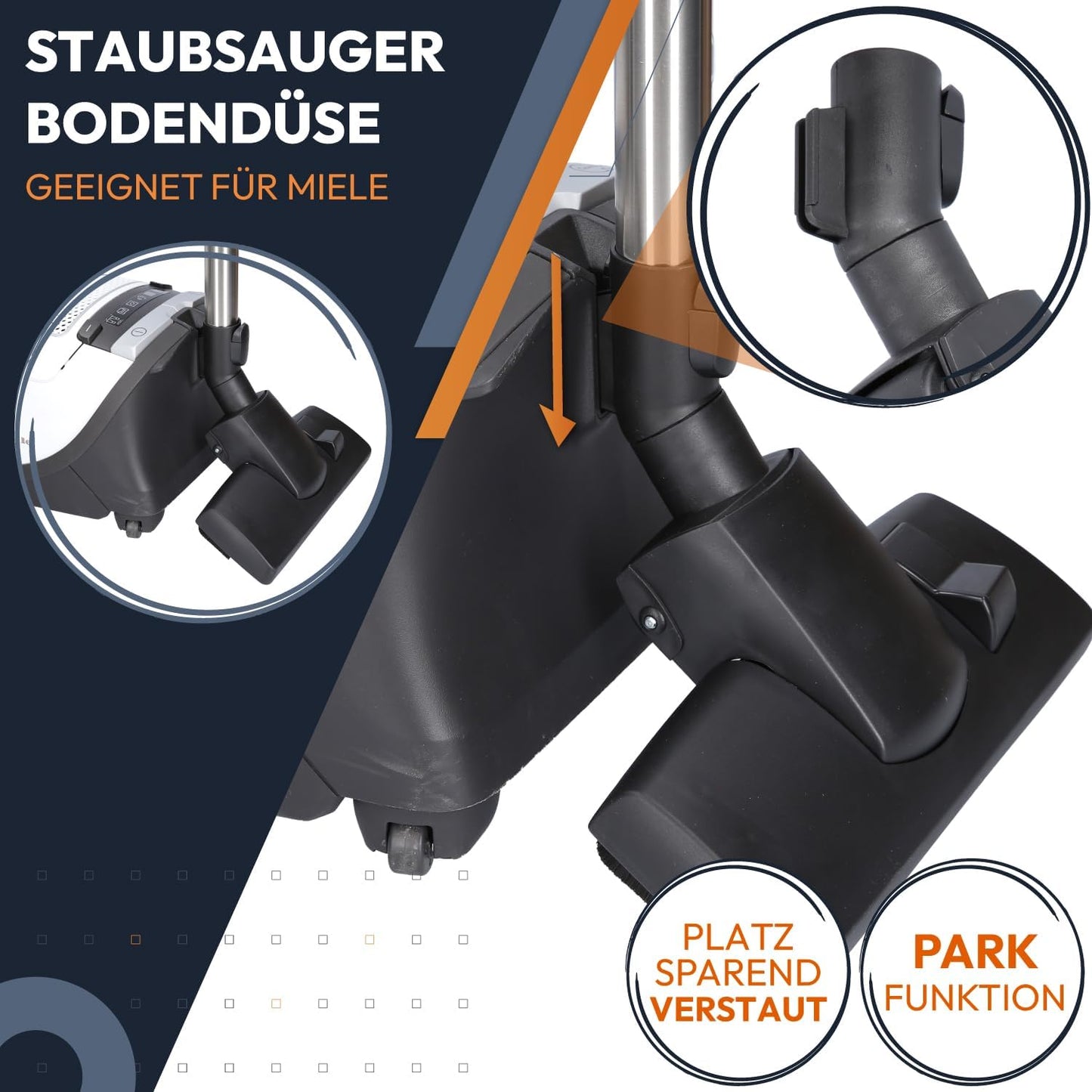Kombidüse für Miele Staubsauger-Modelle, Kombidüse geeignet für Miele