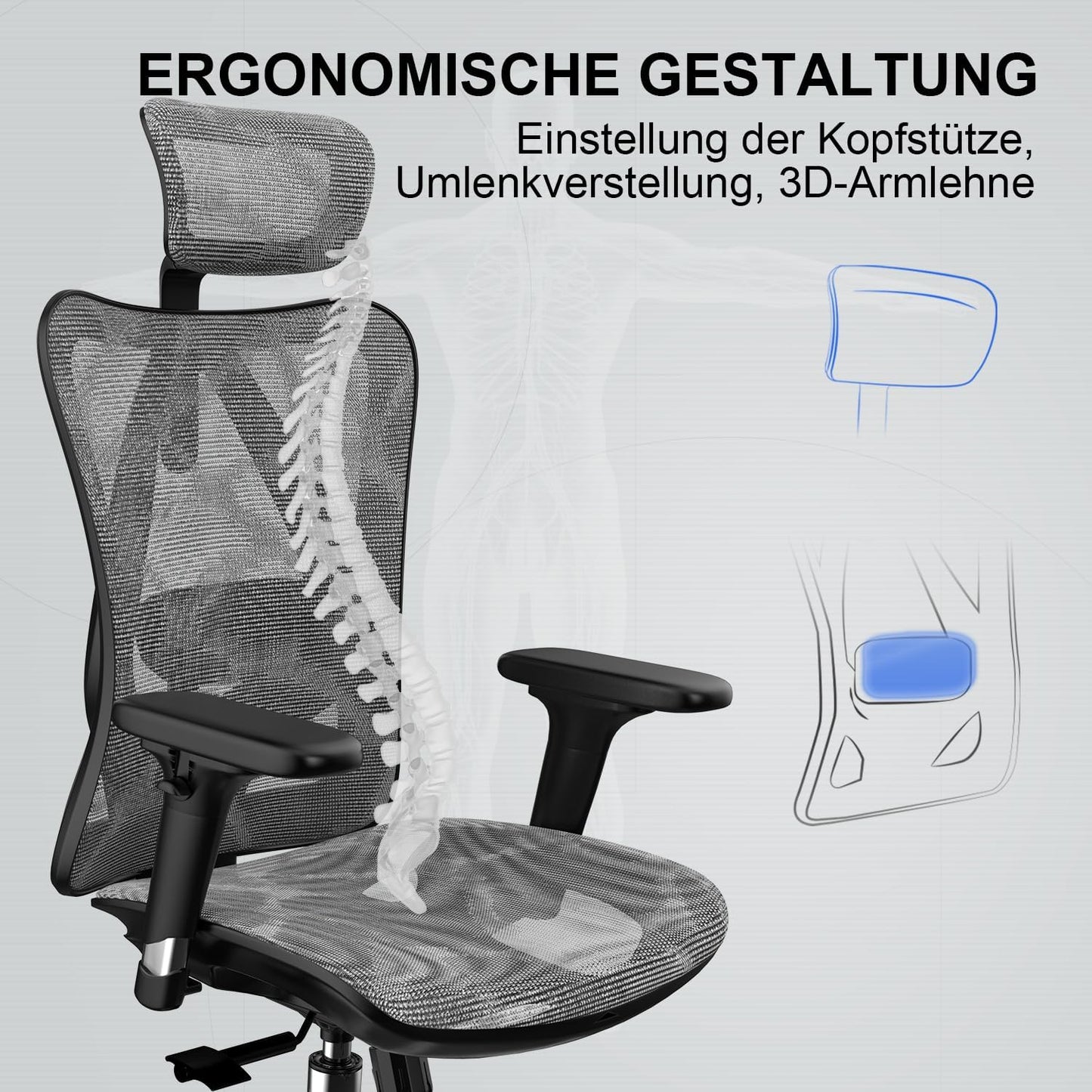 Chefsessel M57-M113, Grau