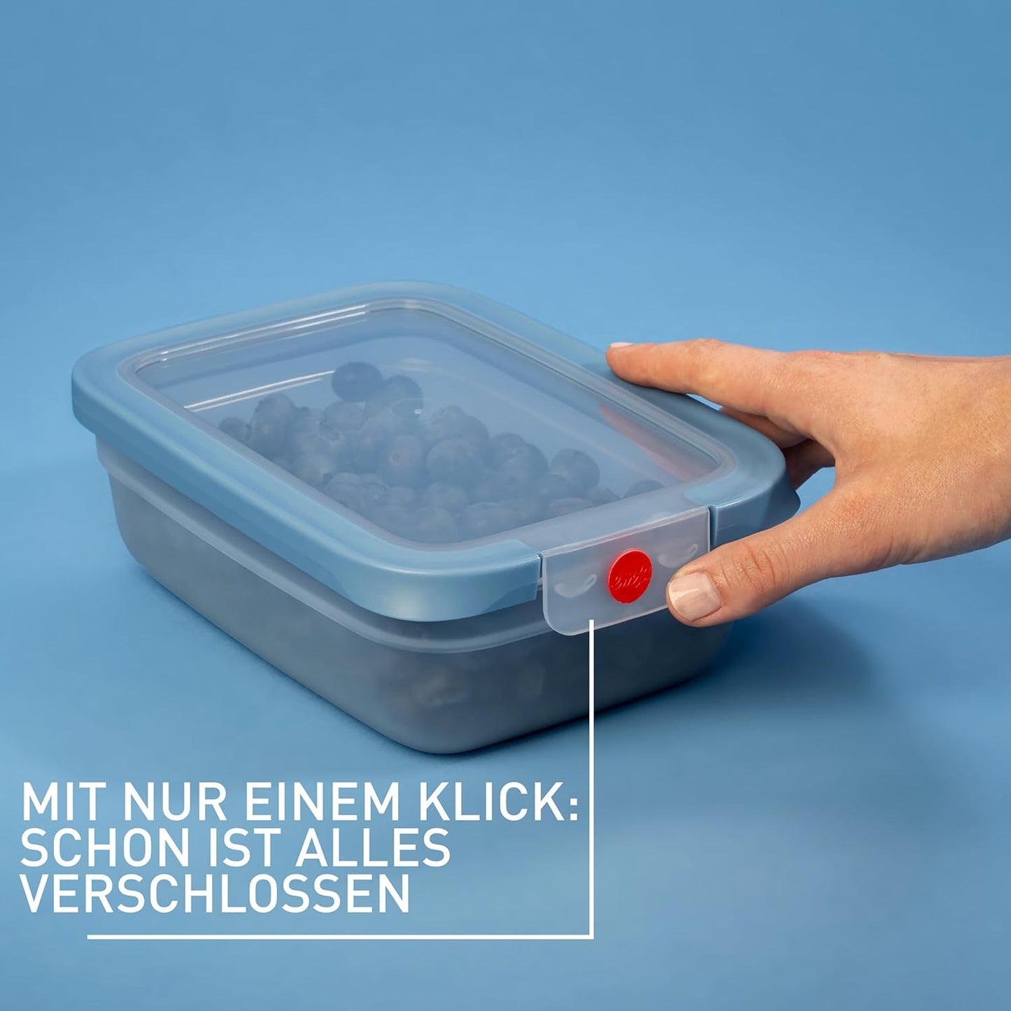 5-teiliges Frischhaltedosen-Set, Set 5 Blau