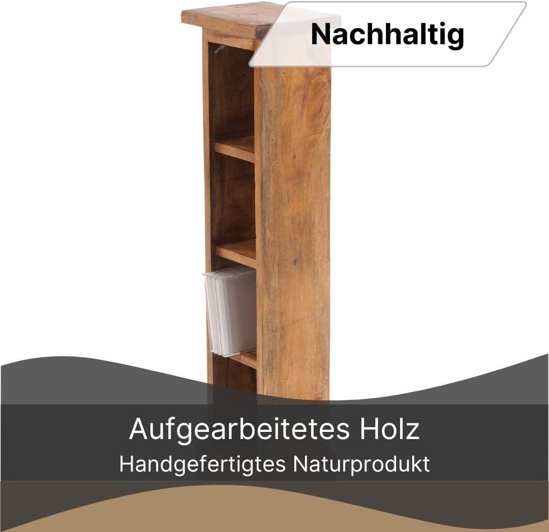Rustikales CD-Regal, 08 Honigfarben Gewachst